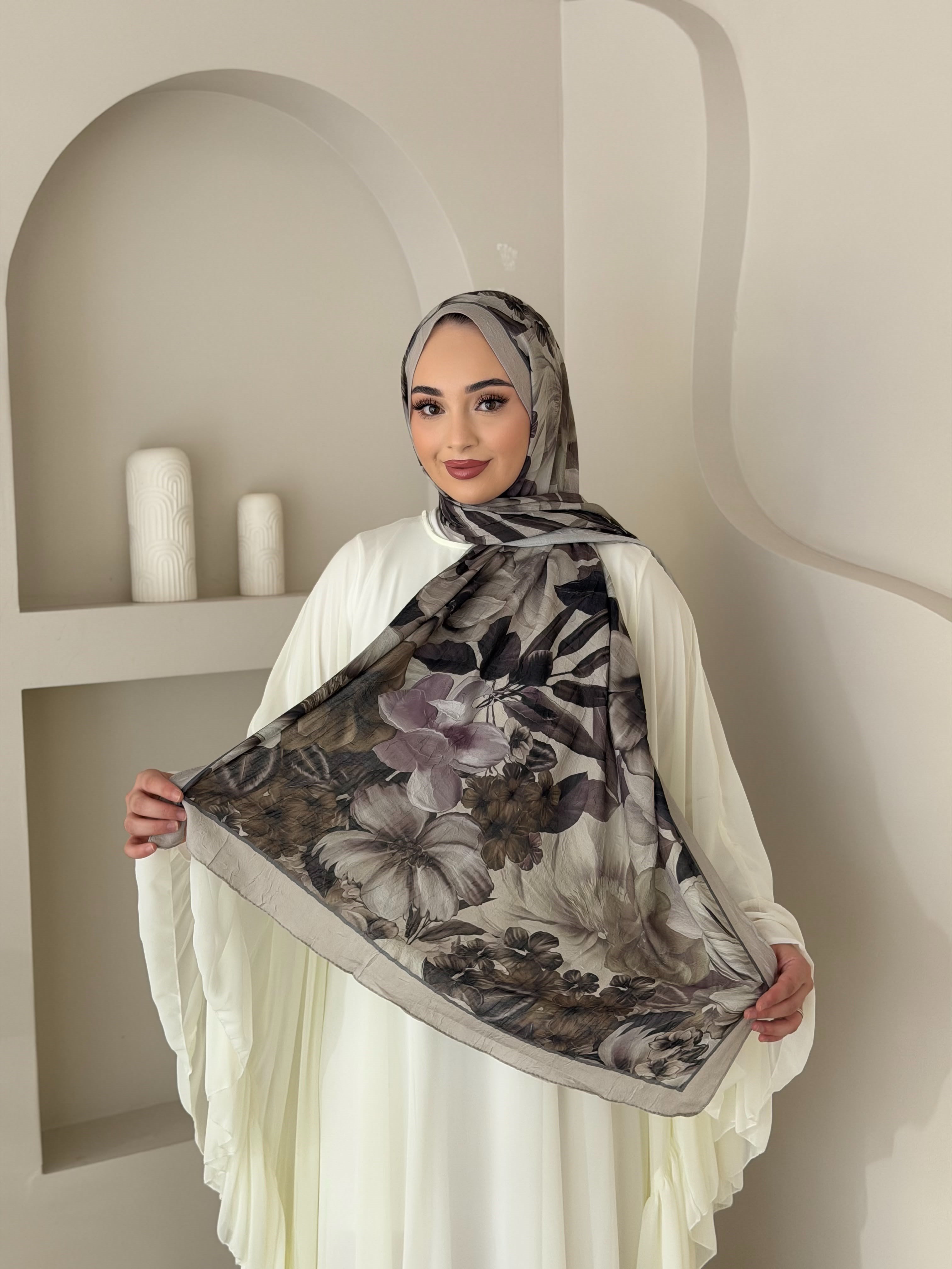 Floral Desenli Şal