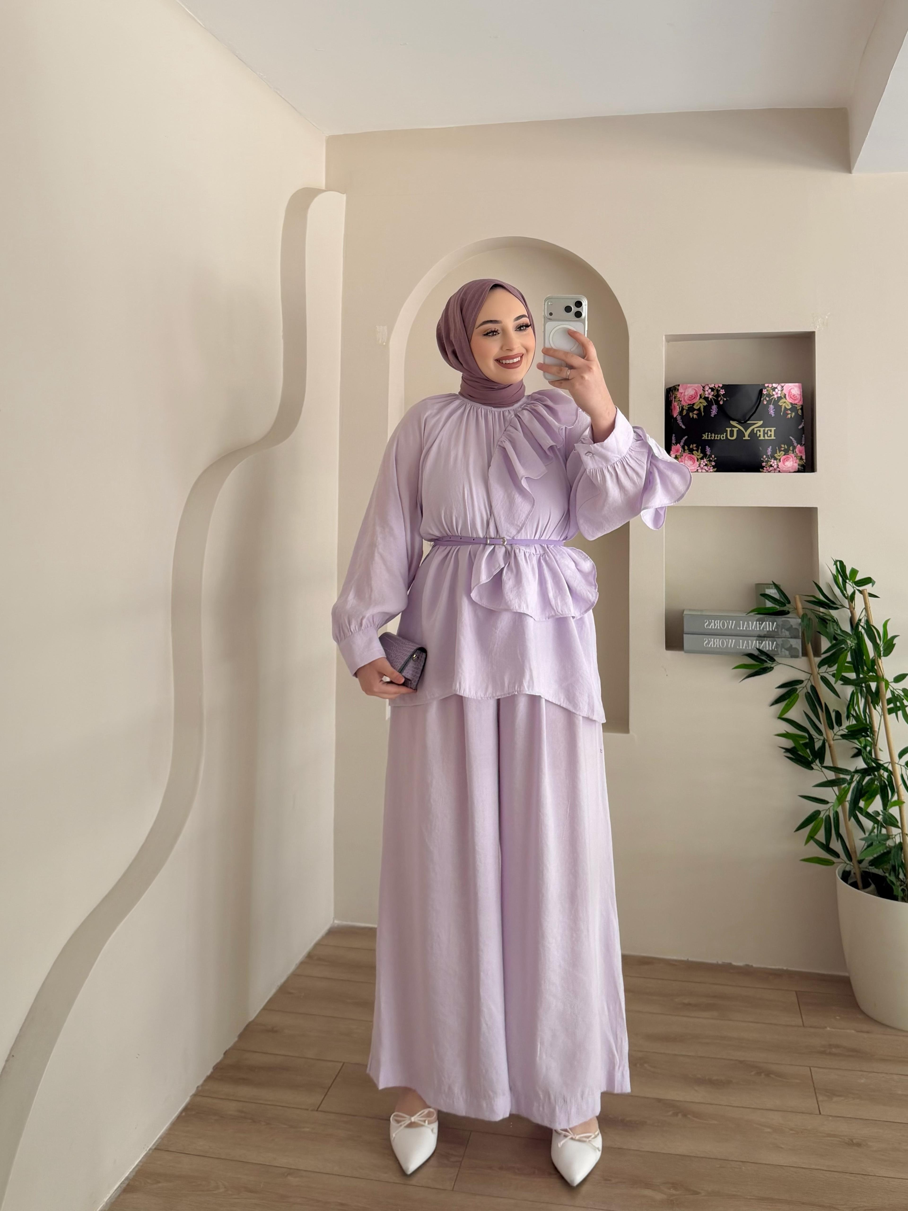 Ghalia Fırfır Detay Takım