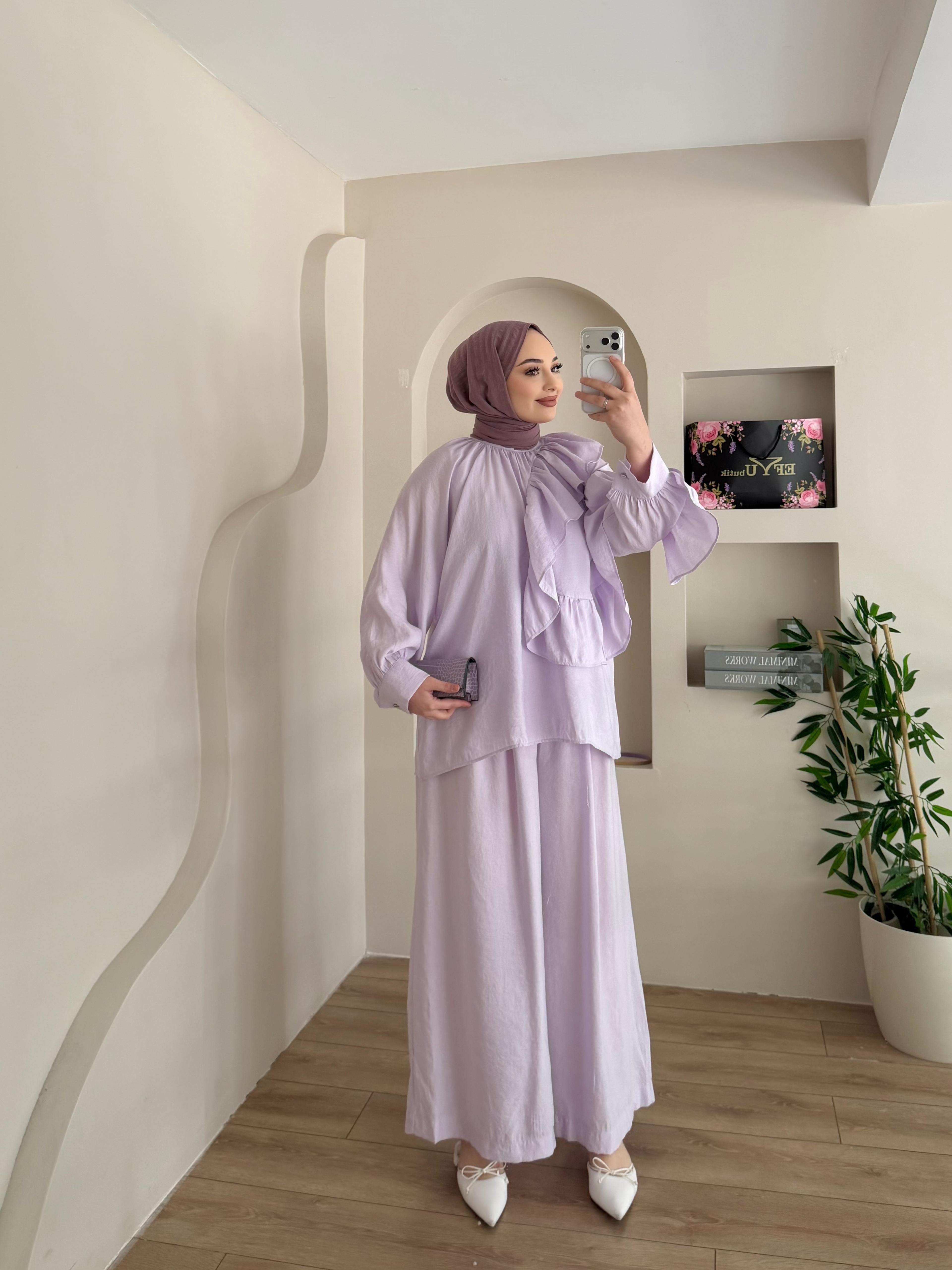 Ghalia Fırfır Detay Takım