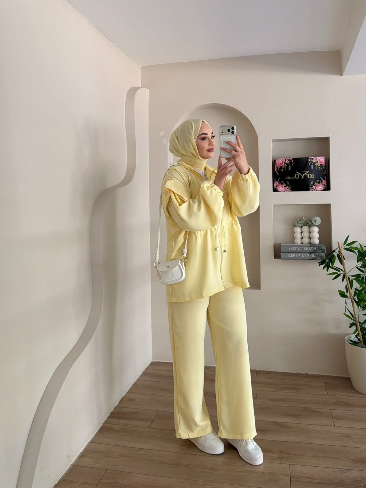 Hanna Fermuarlı İkili Takım