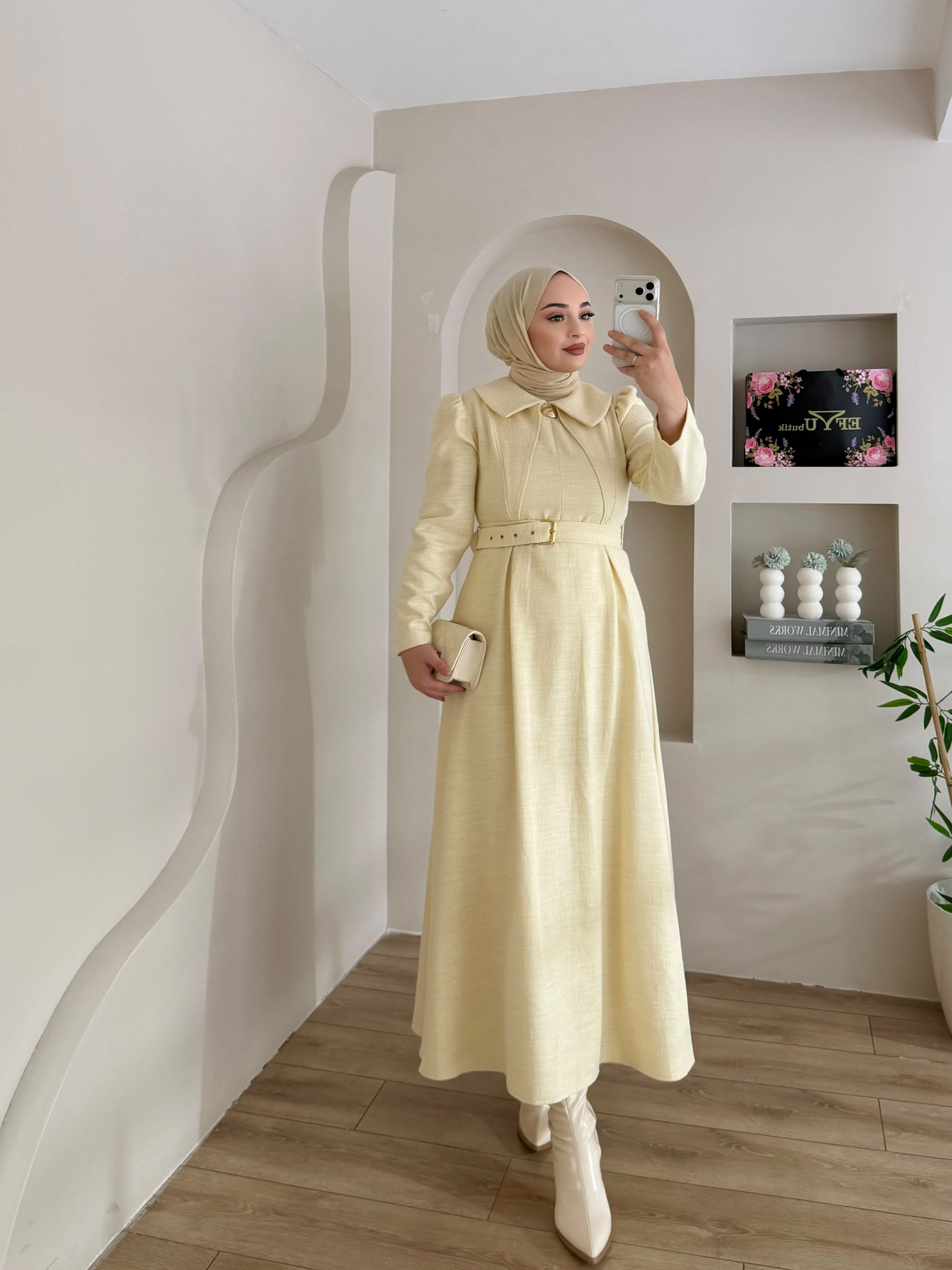 Jamila Kemerli Elbise 