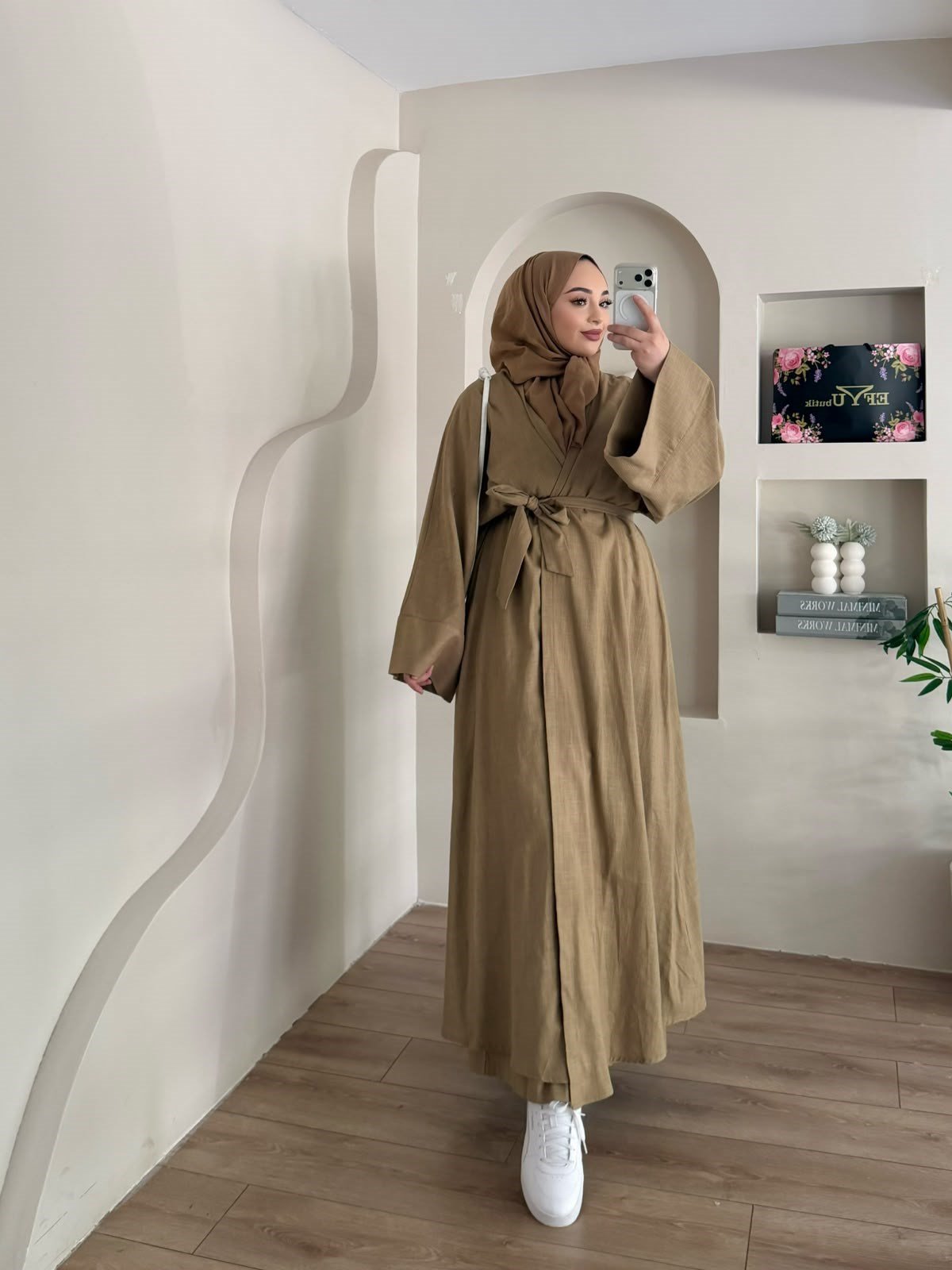 Mahra Üçlü Abaya Takım