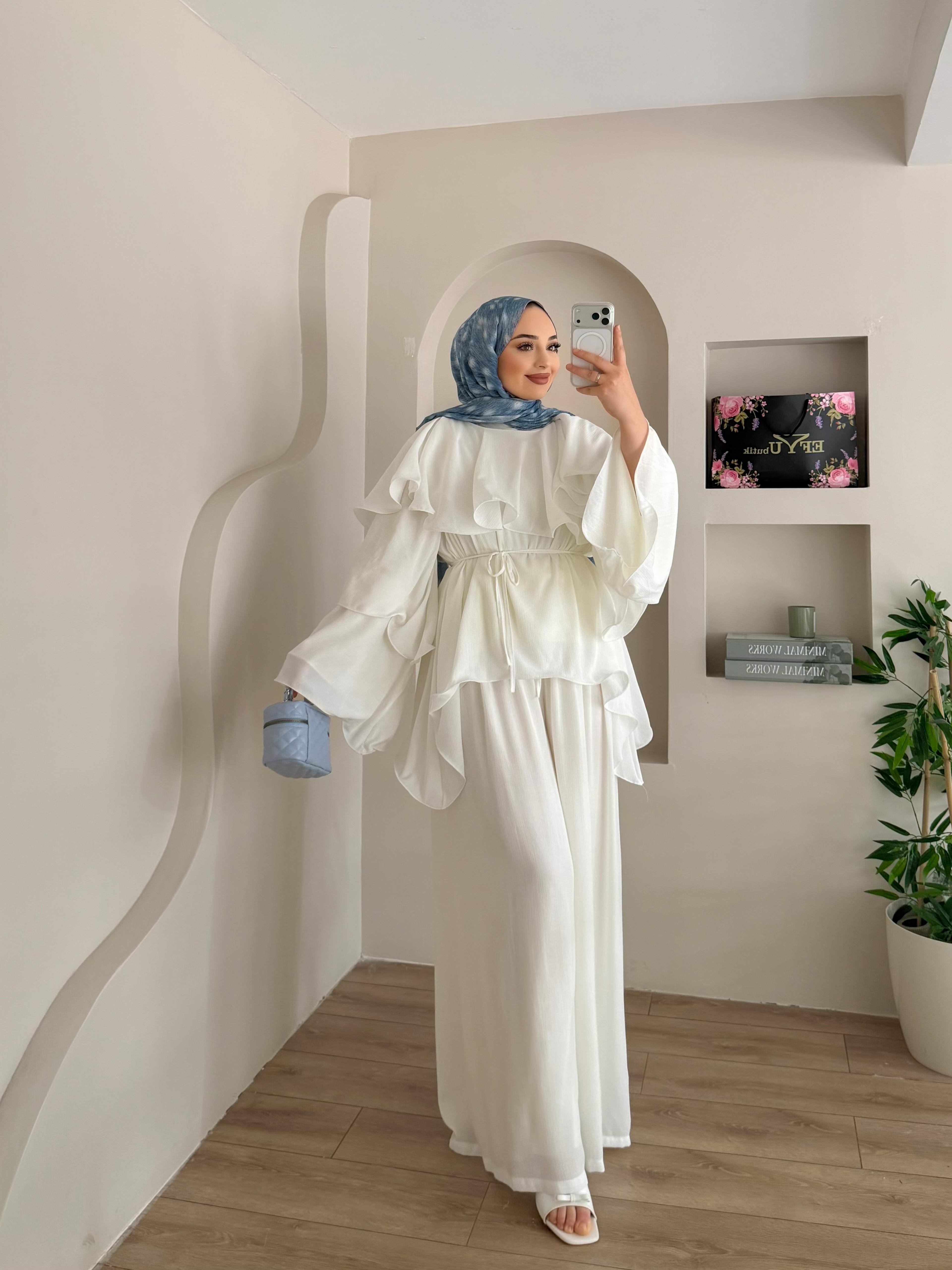 Miela Salaş Pantalonlu Takım