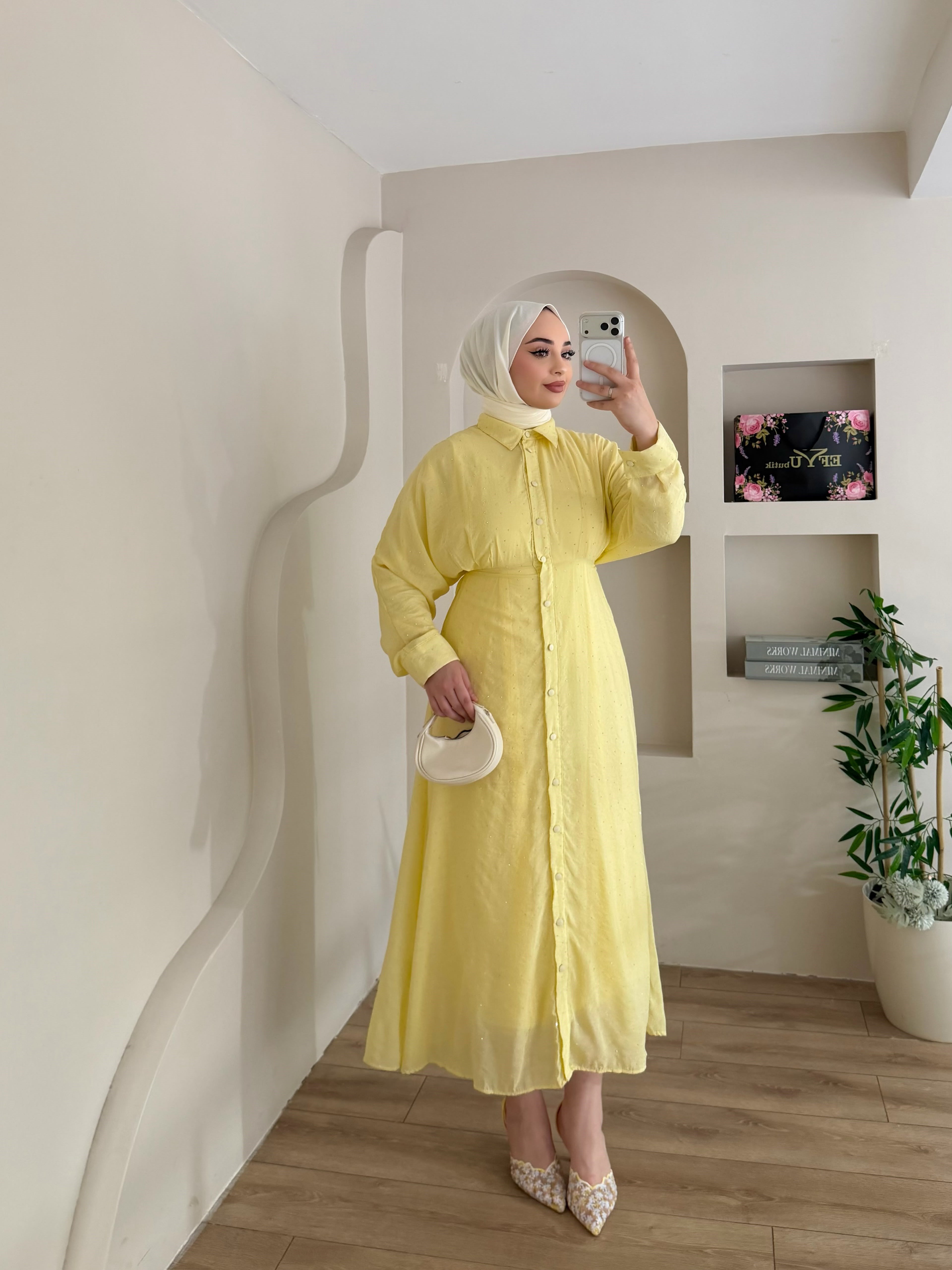 Monica Taşlı Elbise