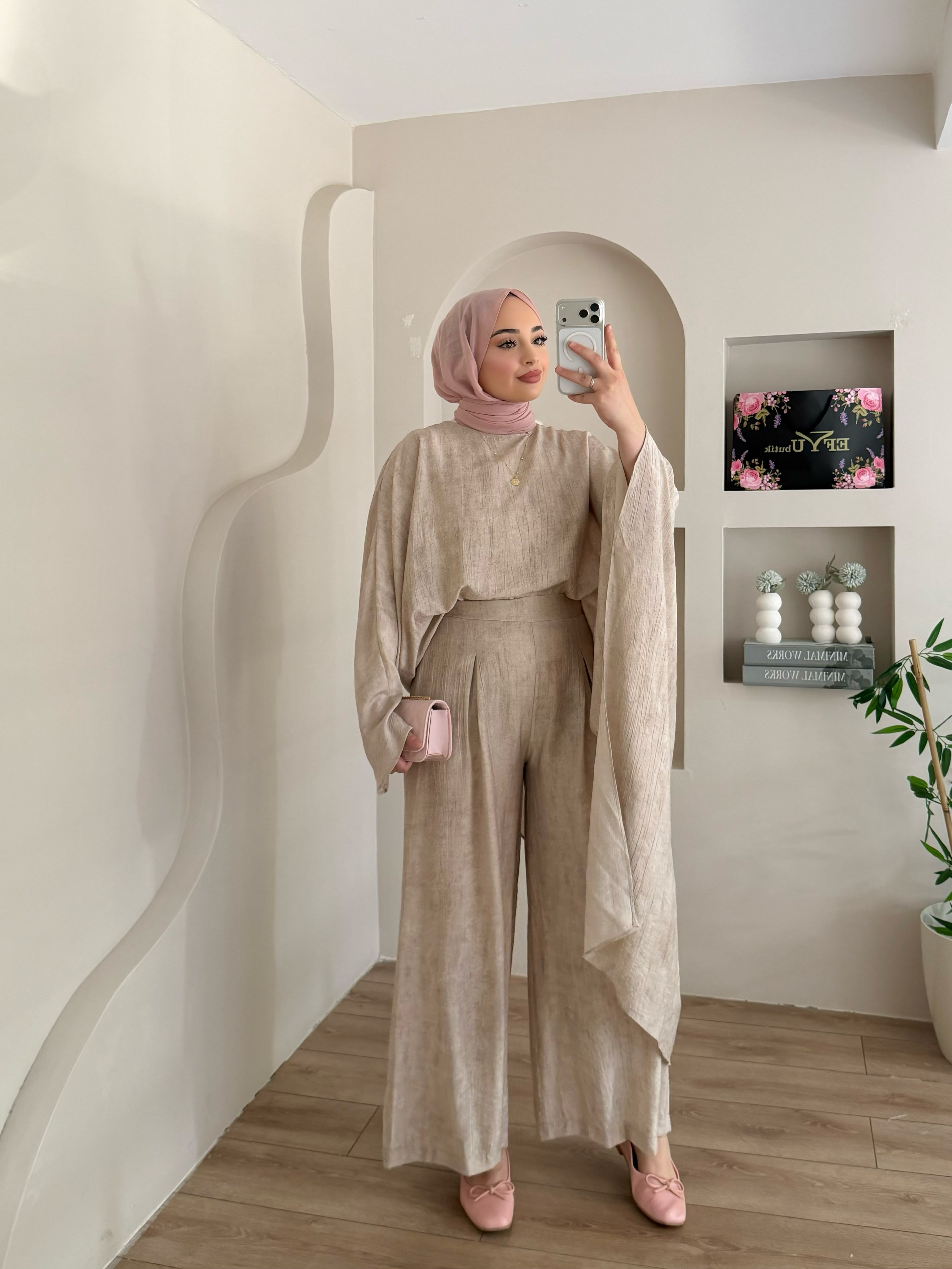 Rana Yarasa Kol Pantalonlu Takım