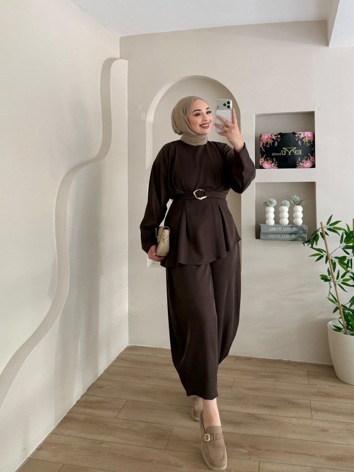 Samba Kemer Detay Pantalon Takım 