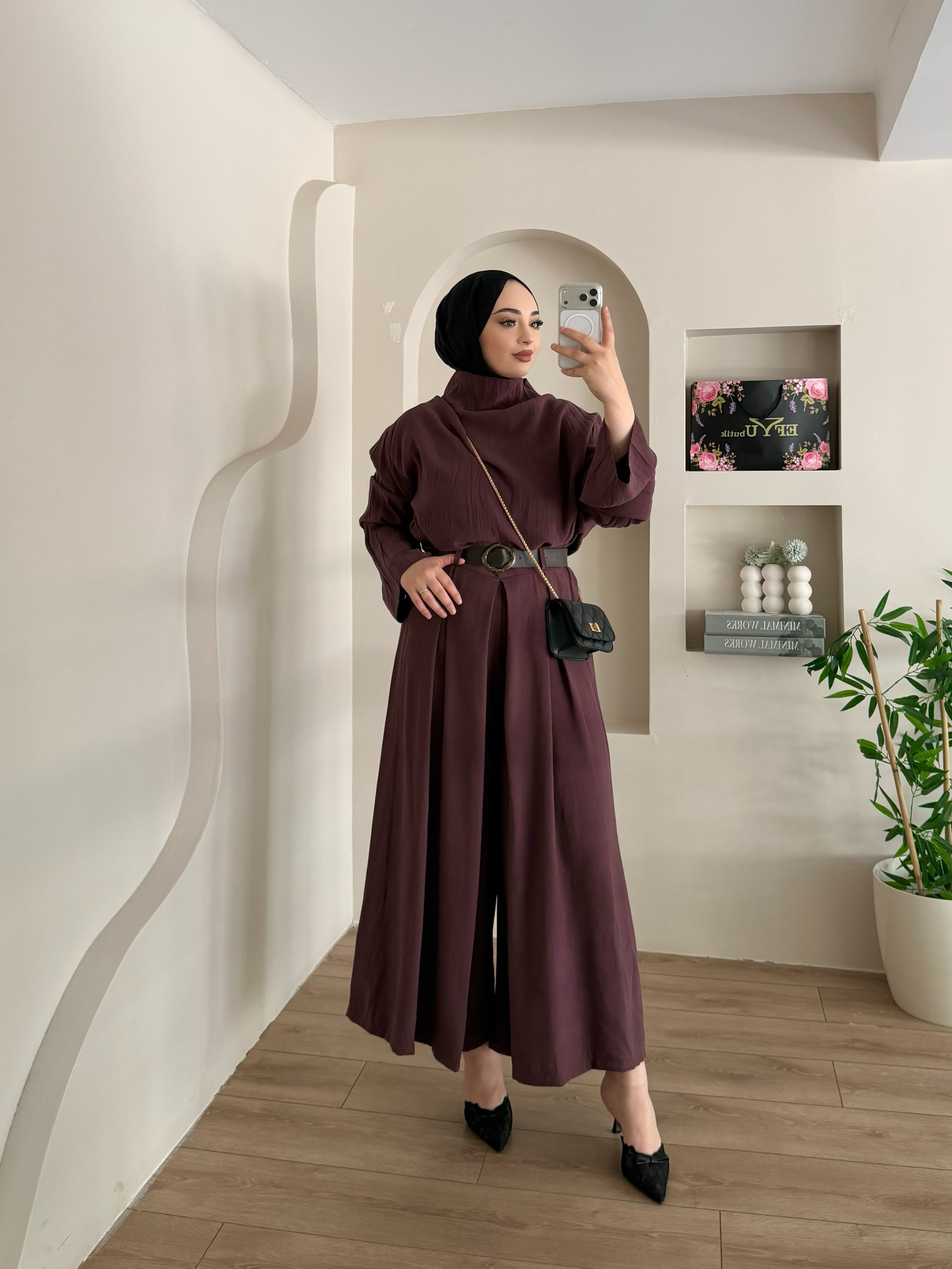 York Kemerli Pantalon Takım 