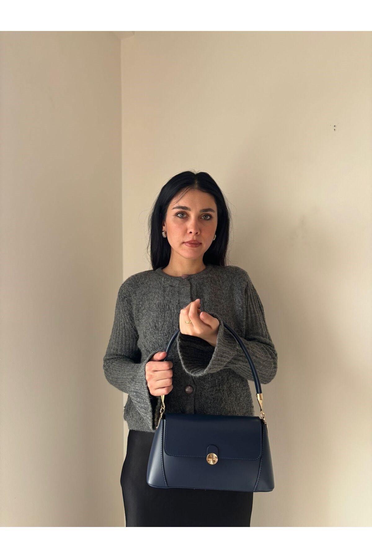 Kadın Lale model el çantası