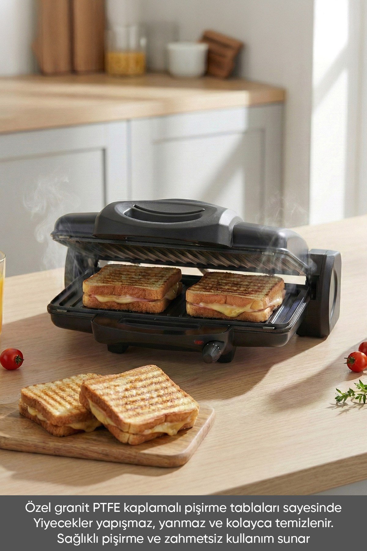 CRİSPO TOST MAKİNESİ 6 DİLİM SİYAH