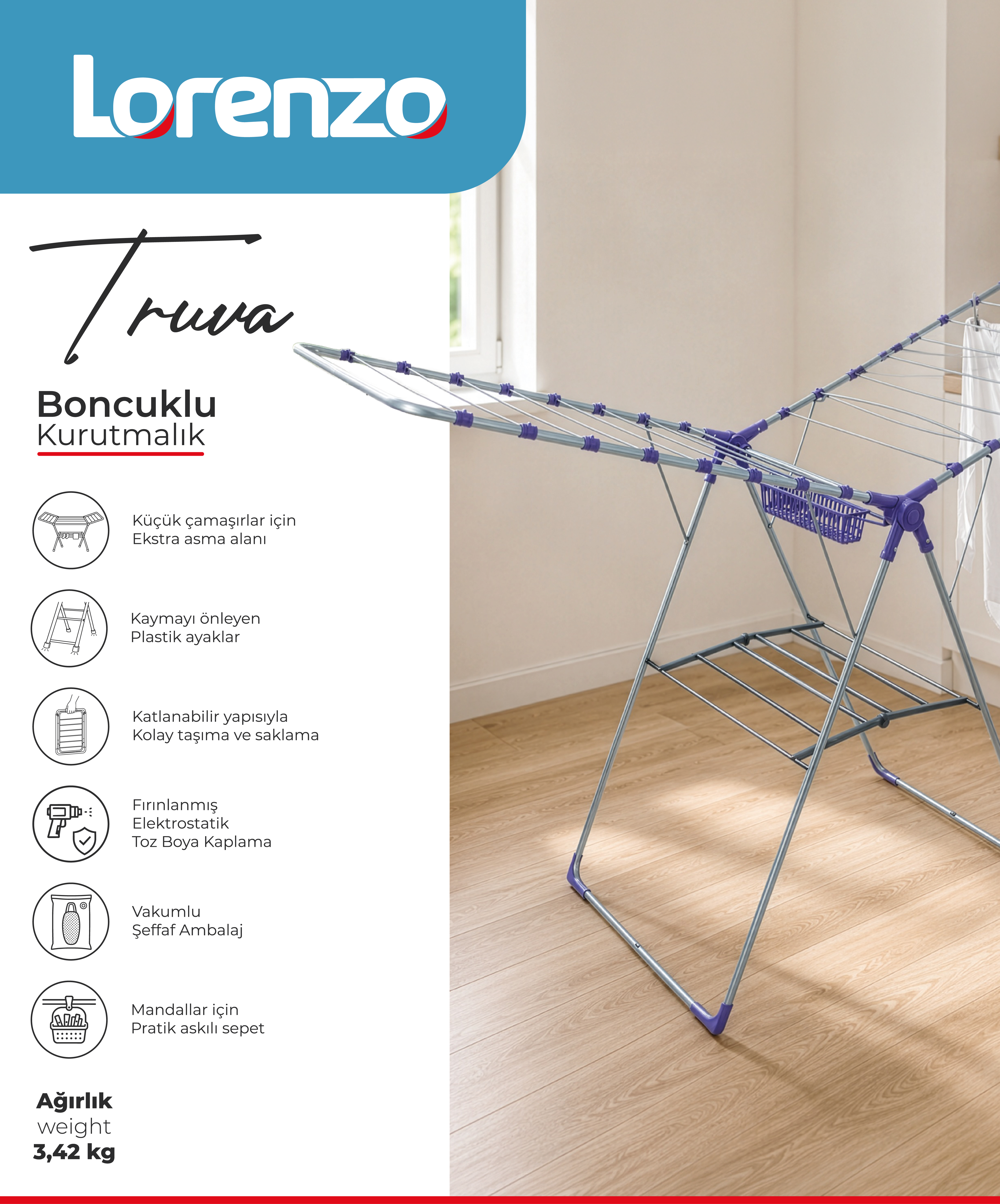 LORENZO - TRUVA BONCUKLU KURUTMALIK 