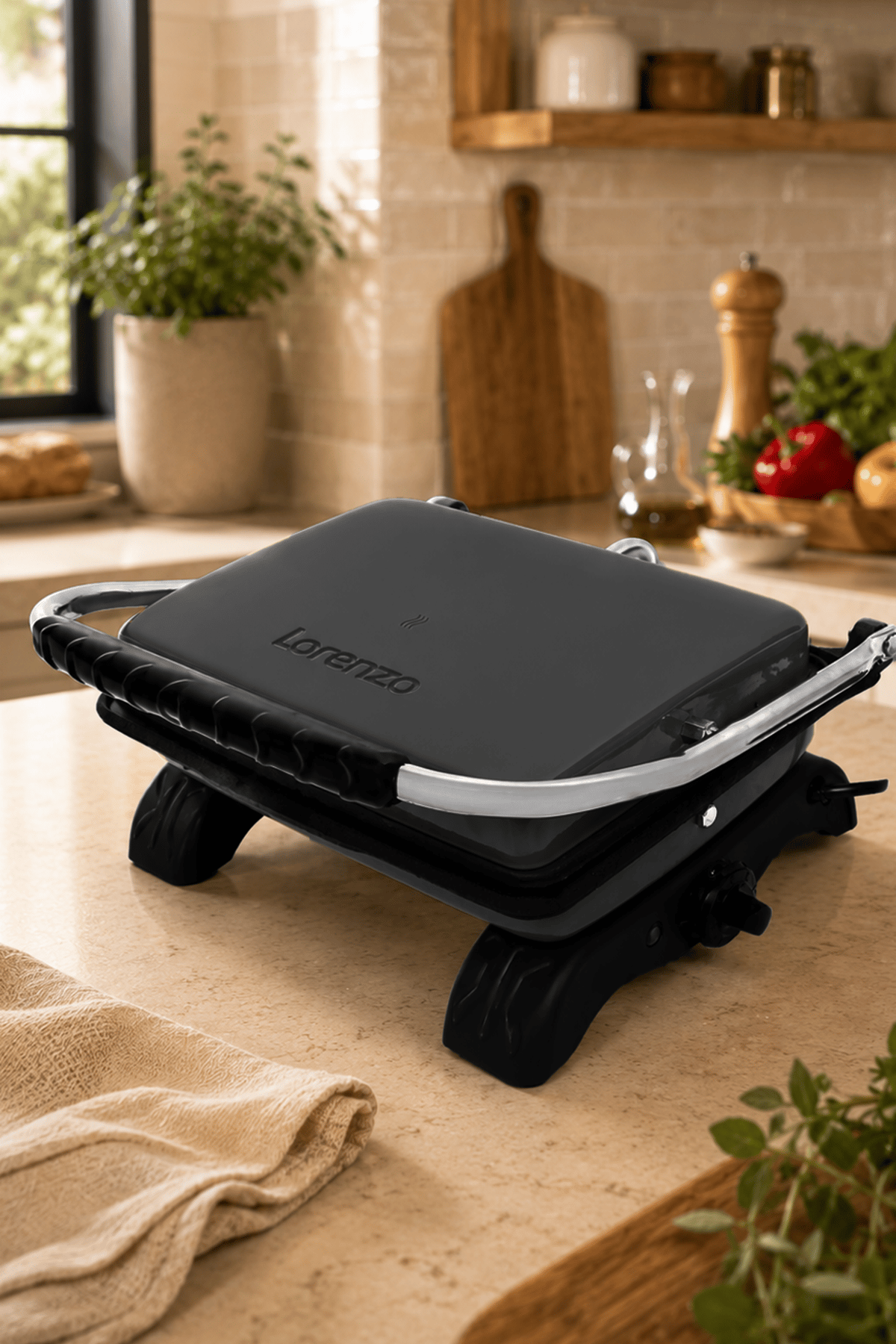 TOASTY 6 DİLİM DÖKÜM TOST MAKİNESİ SİYAH