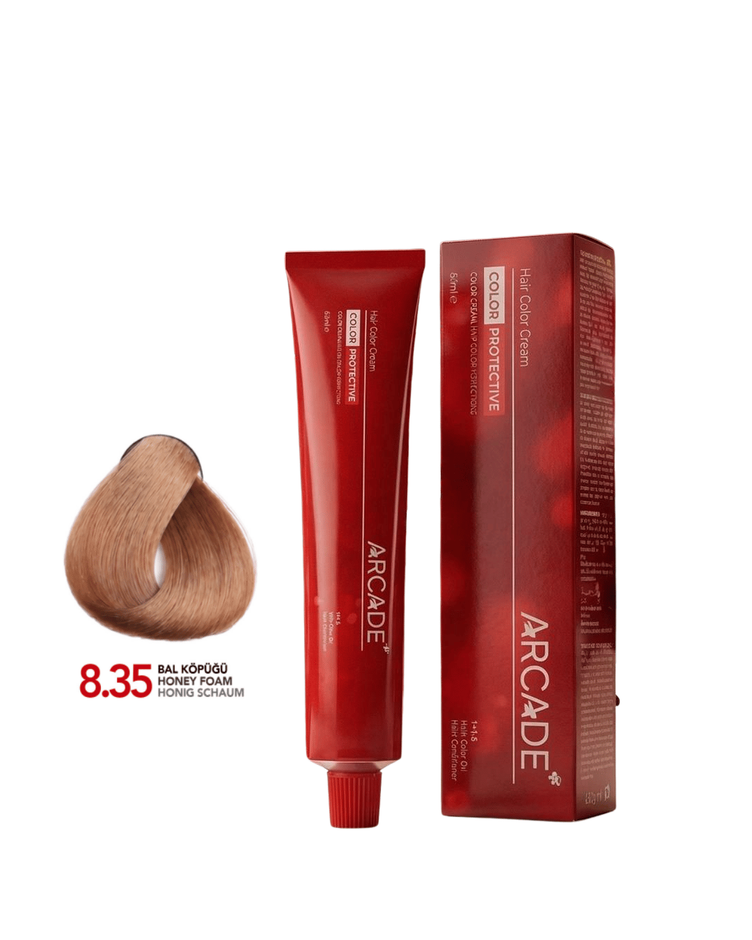 ARCADE BAL KÖPÜĞÜ 8.35 KREM TÜP SAÇ BOYASI 60ML.
