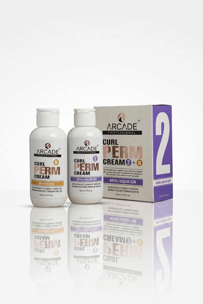 ARCADE PERMA İLACI BOYALI SAÇLAR İÇİN NO:2 110ML. VE NÖTRALİZATÖR SET 110ML.