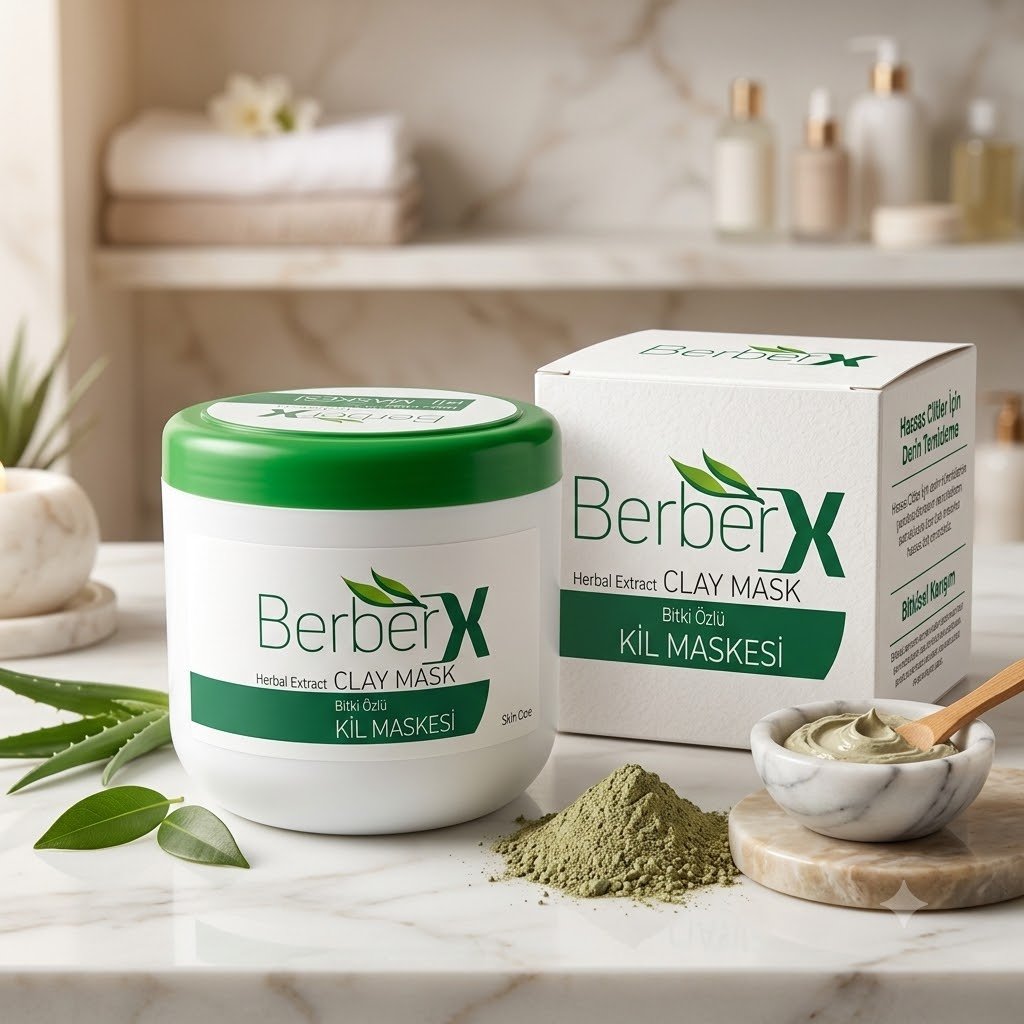 BERBERX YÜZ KİL MASKESİ 650ML.