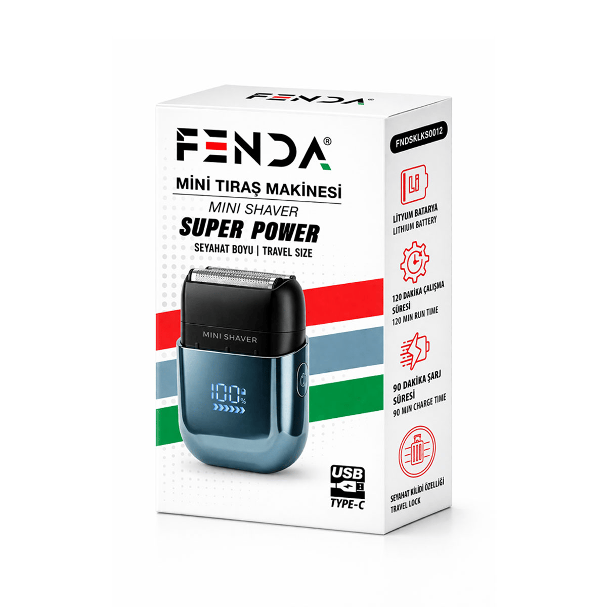FENDA SIFIRLAMA MİNİ SHAVER TIRAŞ MAKİNESİ FNDSKLKS0012