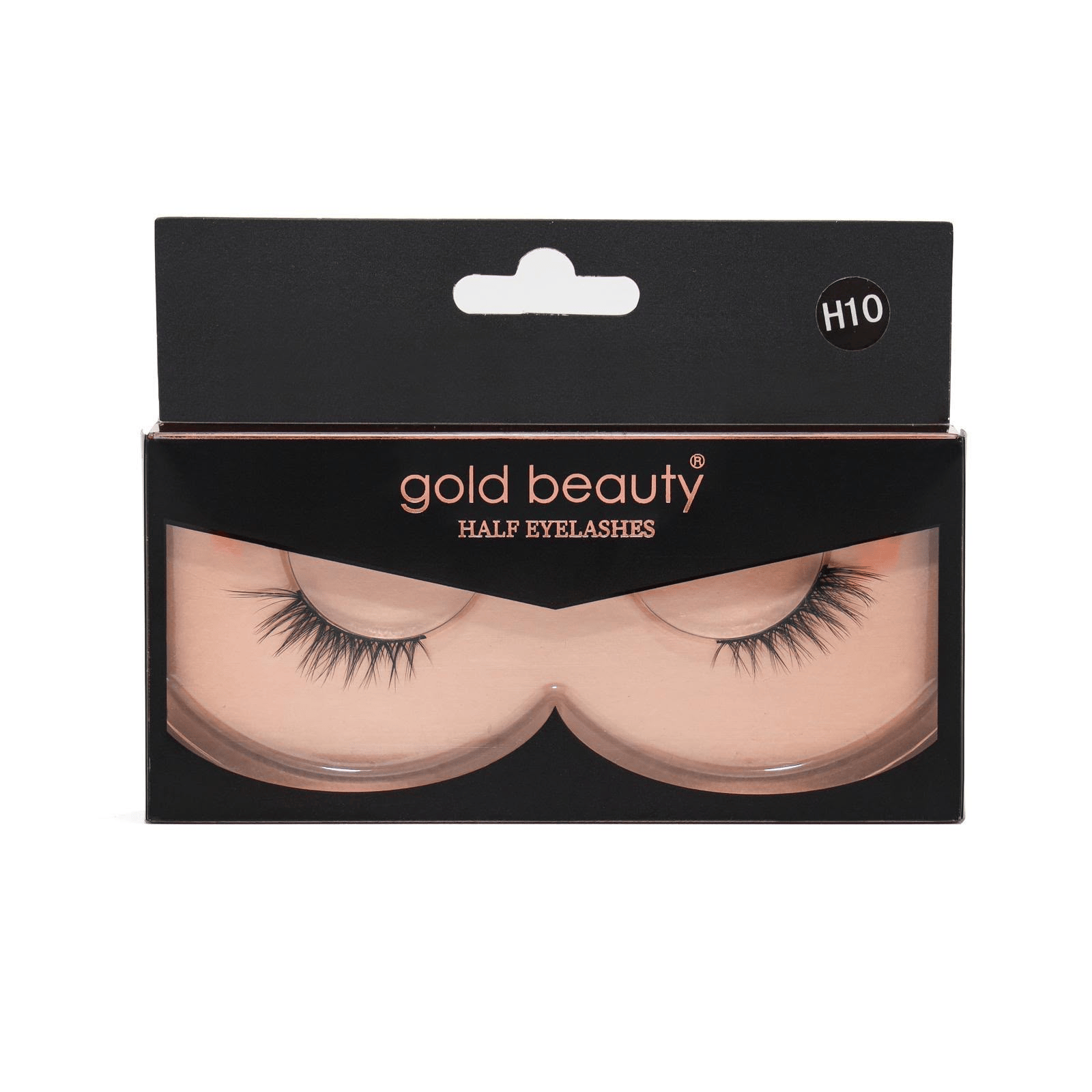 GOLD BEAUTY TAKMA KİRPİK YARIM H10