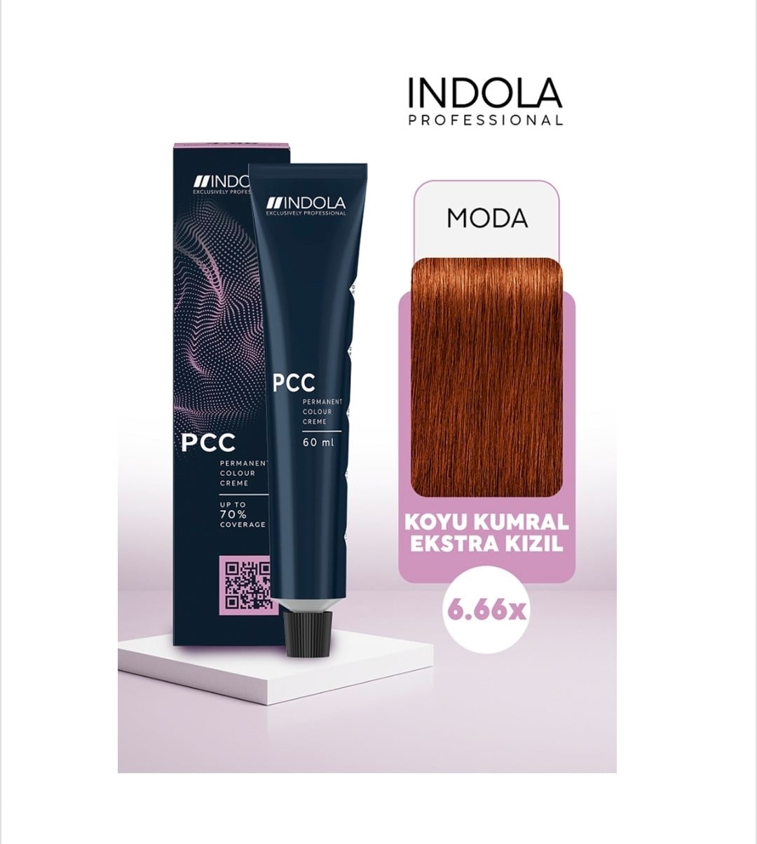 İ.NDOLA SAÇ BOYASI IND PCC 6.66   60 ML
