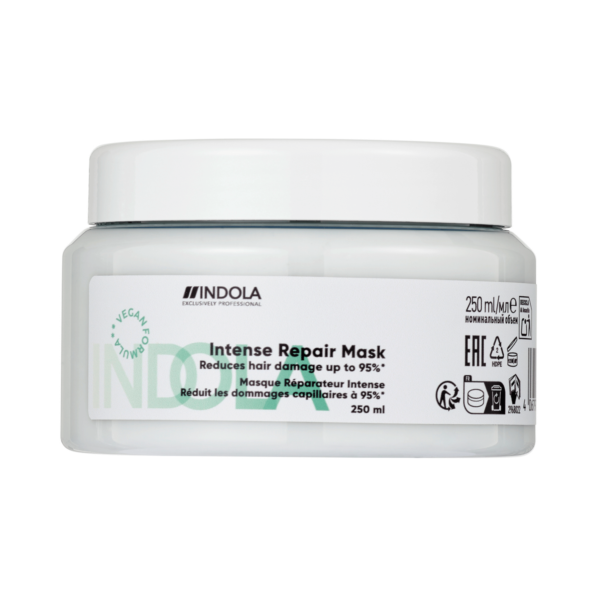 INDOLA INTENSE REPAIR SAÇ MASKESİ ONARICI YIPRANMIŞ SAÇLAR İÇİN 250ML. INT