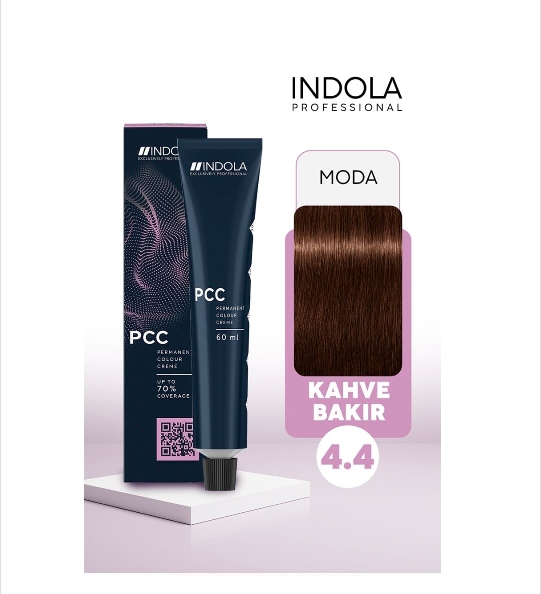 İNDOLA SAÇ BOYASI IND PCC 4.4 60 ML.
