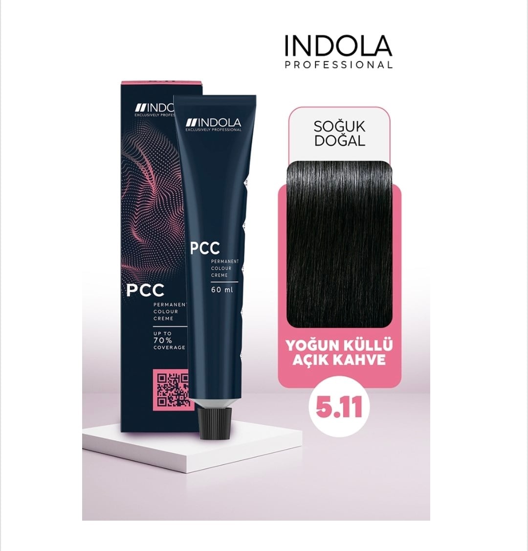 İNDOLA SAÇ BOYASI IND PCC 5.11  60 ML.