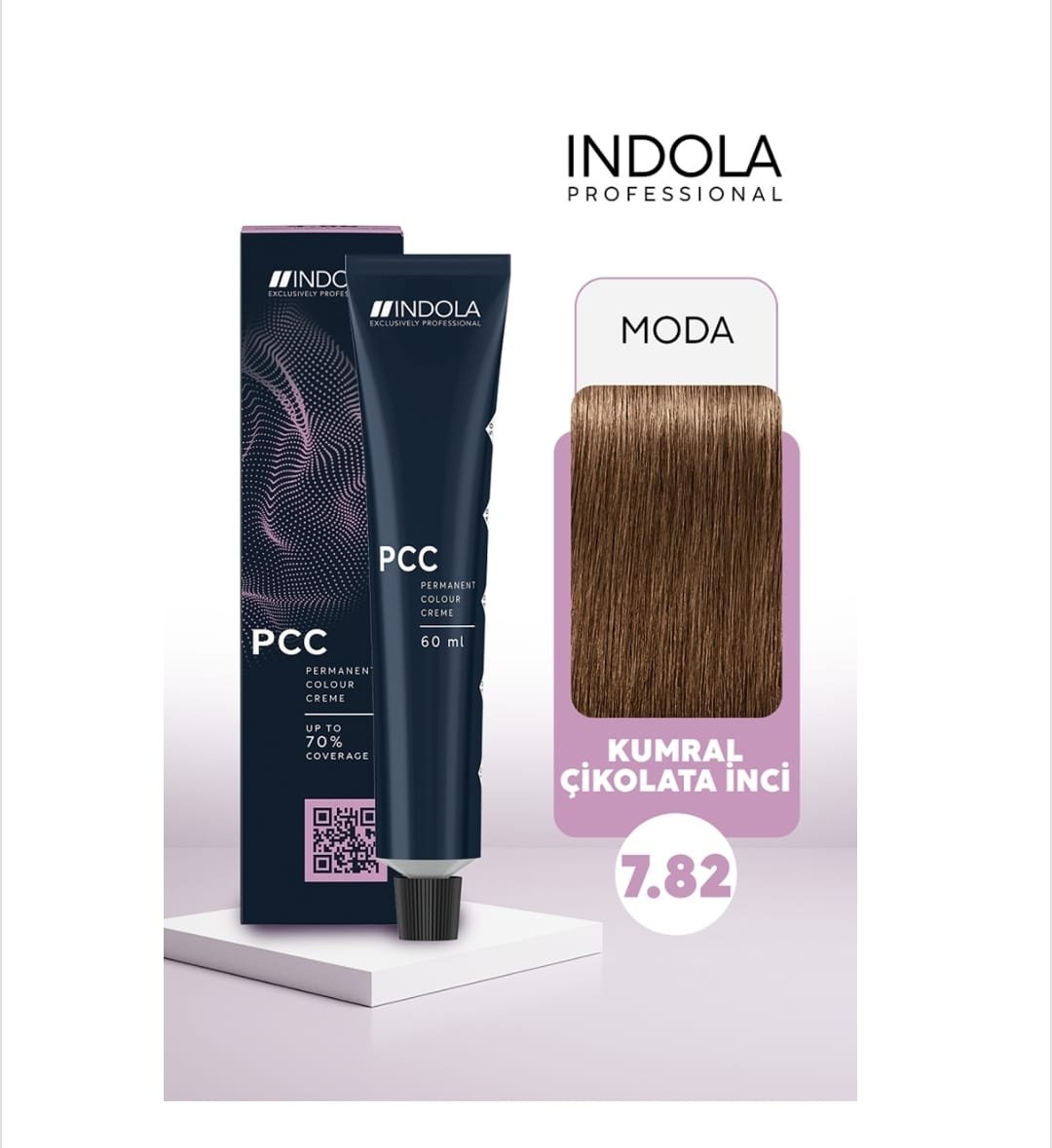 INDOLA SAÇ BOYASI KUMRAL ÇİKOLATA İNCİ IND PCC 7.82 60ML.