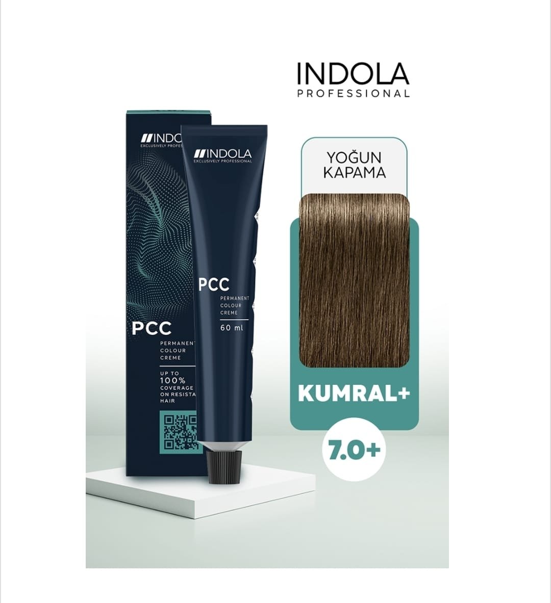 INDOLA SAÇ BOYASI KUMRAL+ IND PCC 7.0+ 60ML.