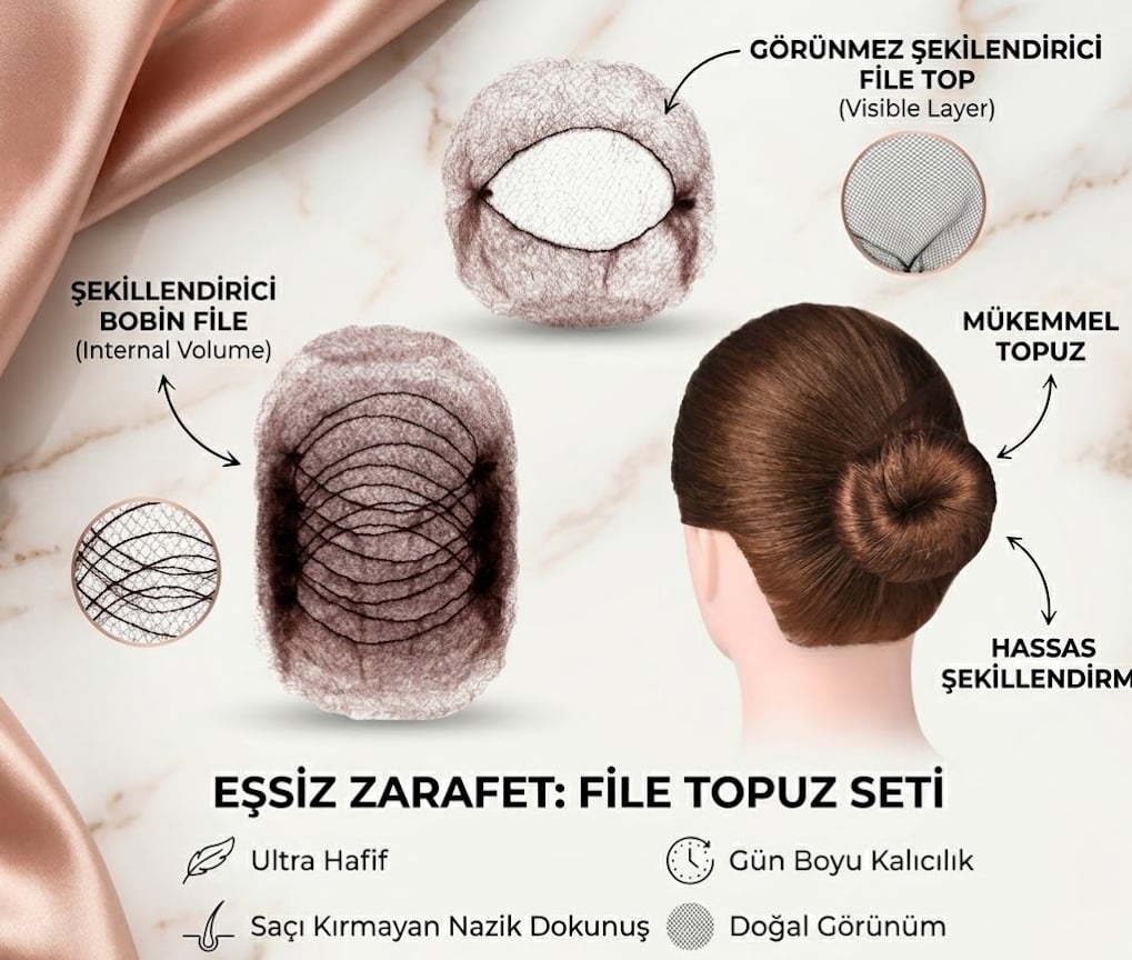 NANO ABSULUTE TOPUZ FİLESİ KAHVE 12'Lİ