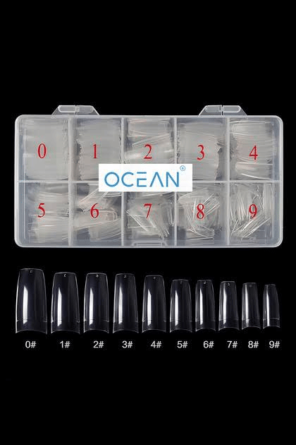 OCEAN YARIM AY TİPS ŞEFFAF 500'LÜ