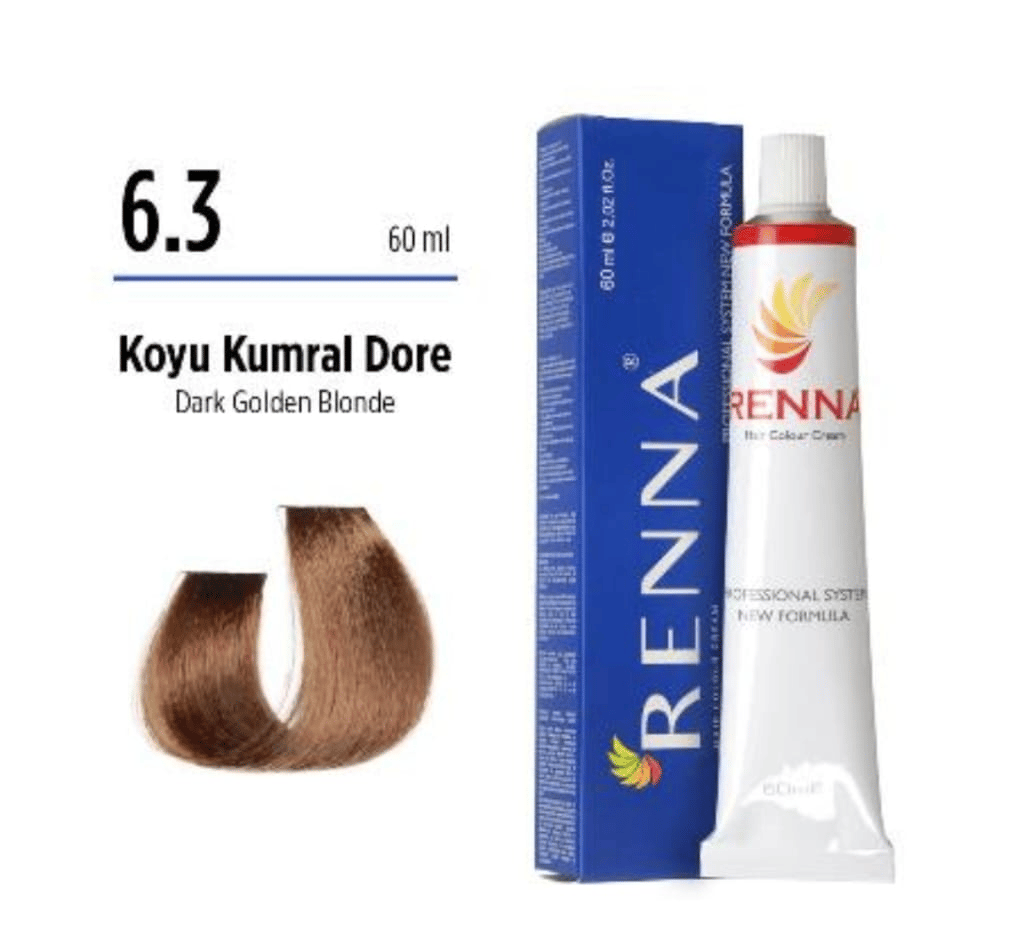 RENNA COLOR 6.3 SAÇ BOYASI TÜP 60GR.