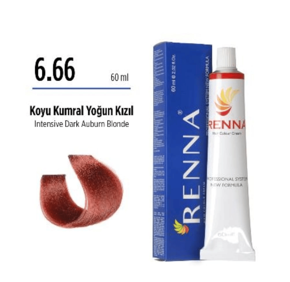 RENNA COLOR 6.66 SAÇ BOYASI TÜP 60GR.