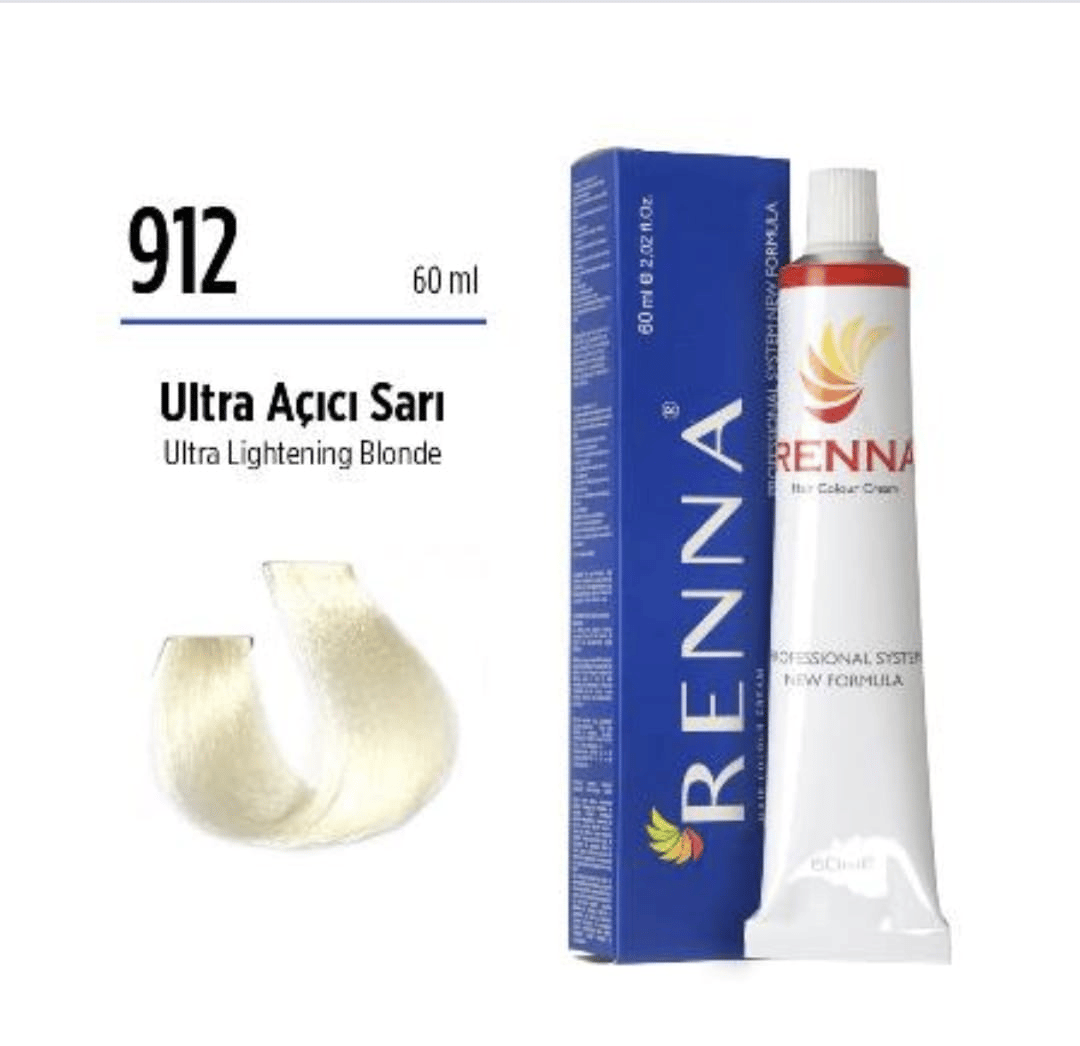RENNA COLOR 912 SAÇ BOYASI TÜP 60GR.