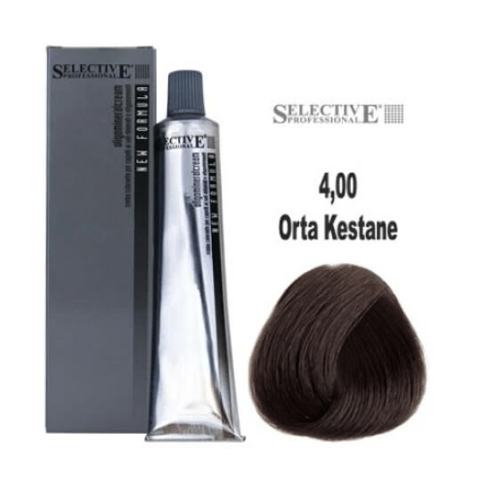 SELECTİVE PROFESSIONAL SAÇ BOYASI 60ML. 4.00