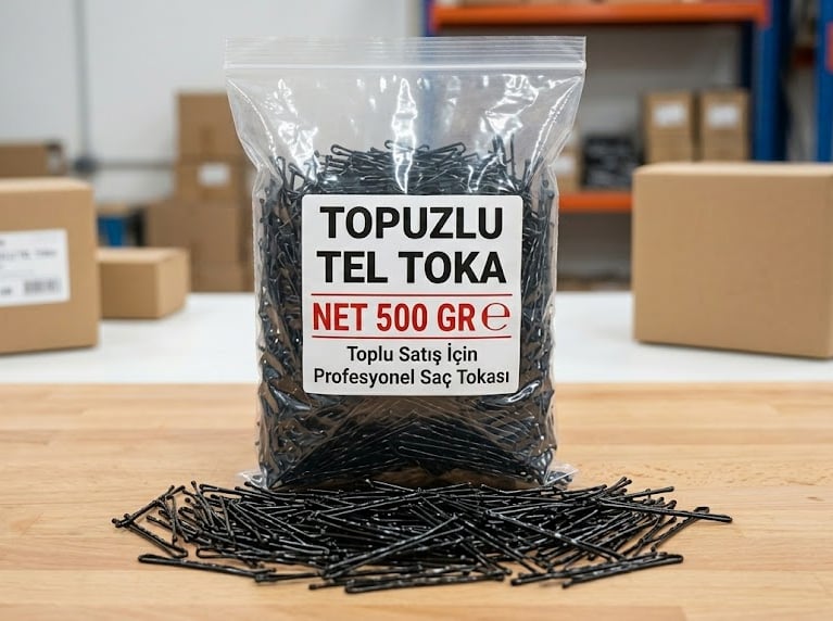 TEL TOKA TOPUZLU SİYAH 500GR.