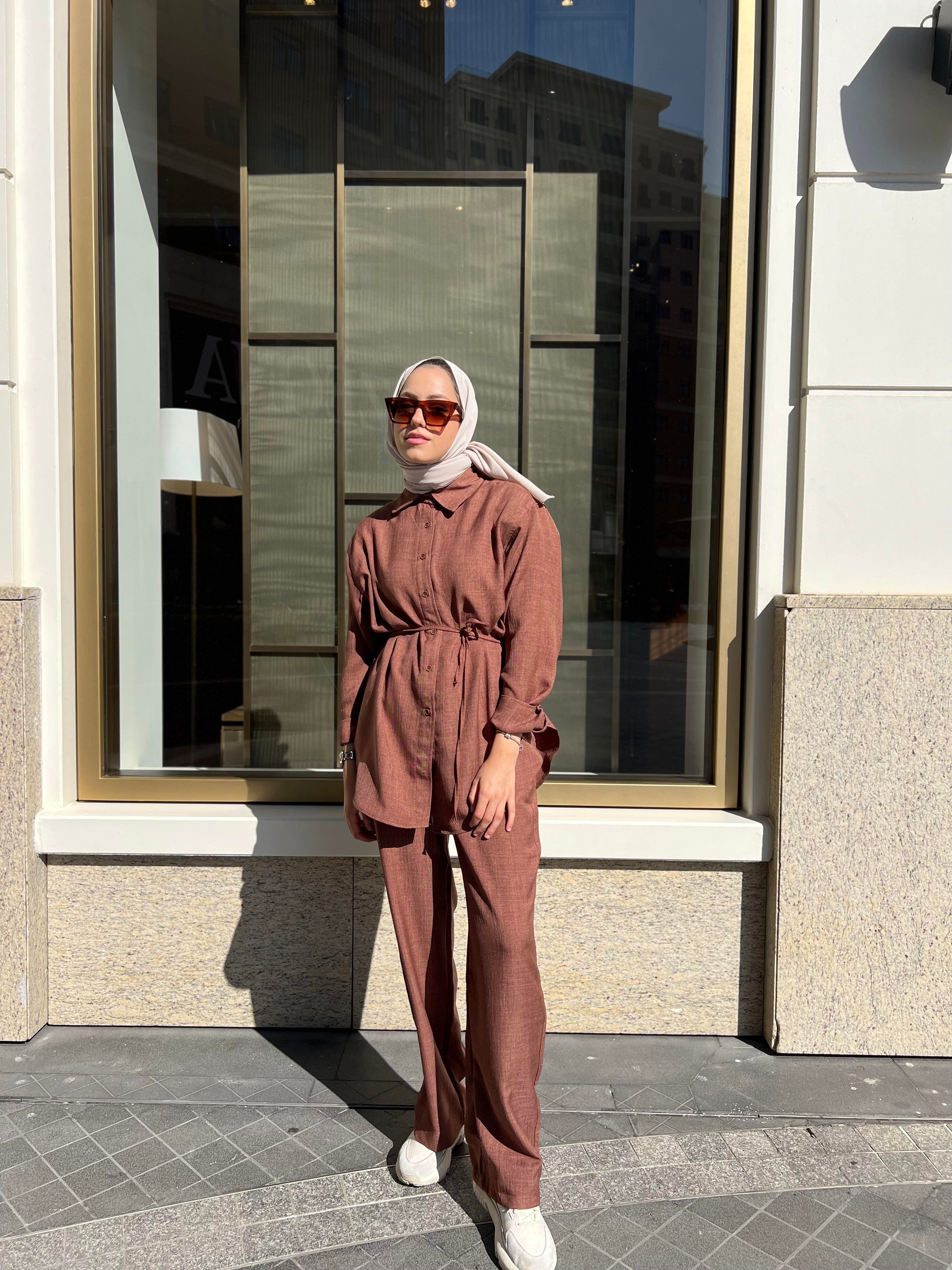 CASUAL TAKIM - KAHVERENGİ