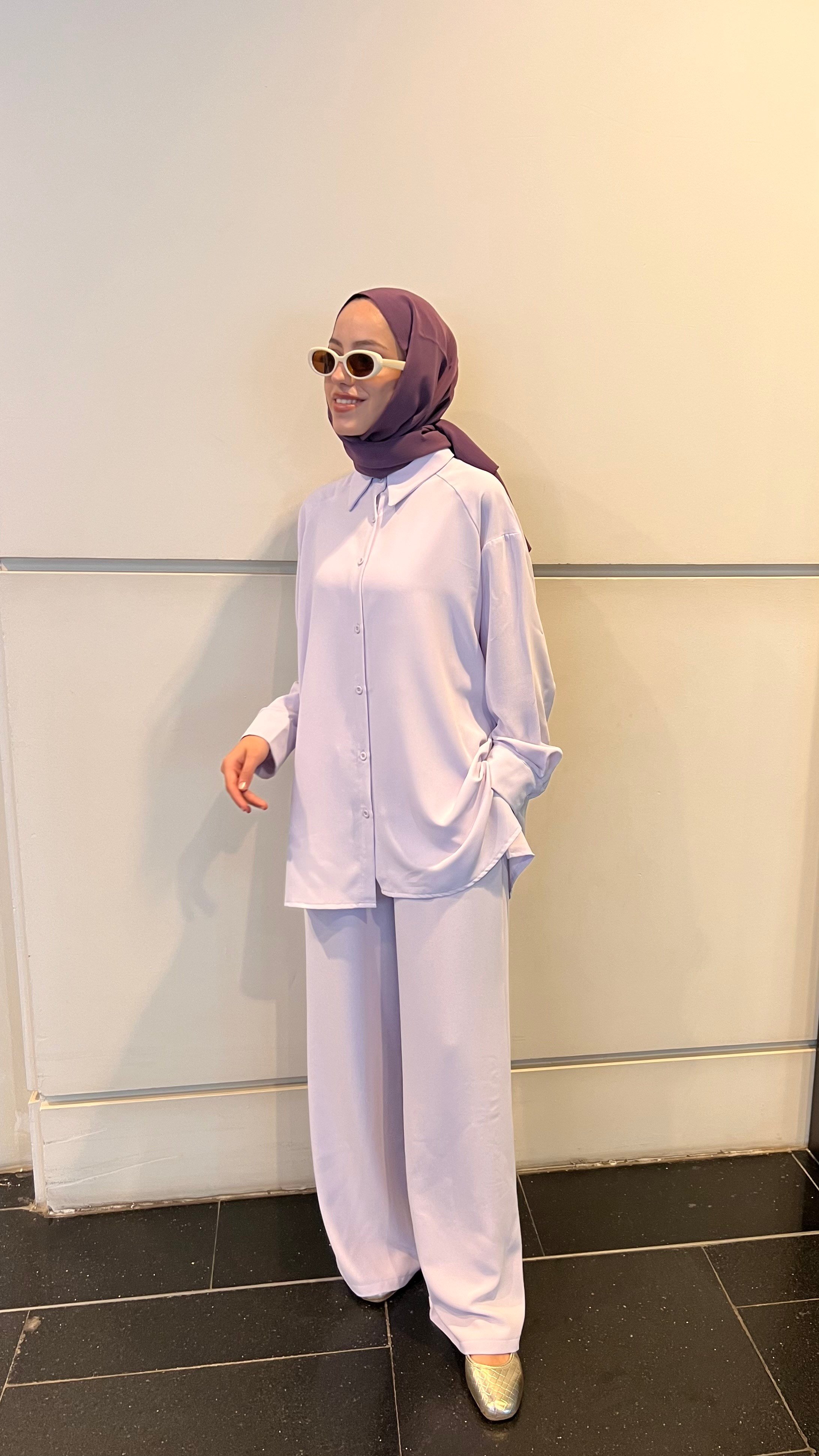 Casual Takım - Lila