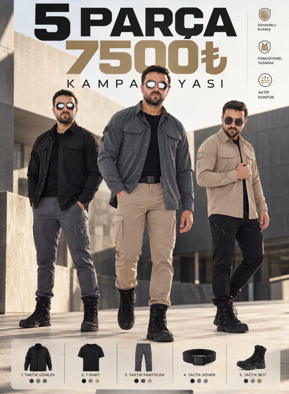 5 Parça 6500₺ Kampanyası