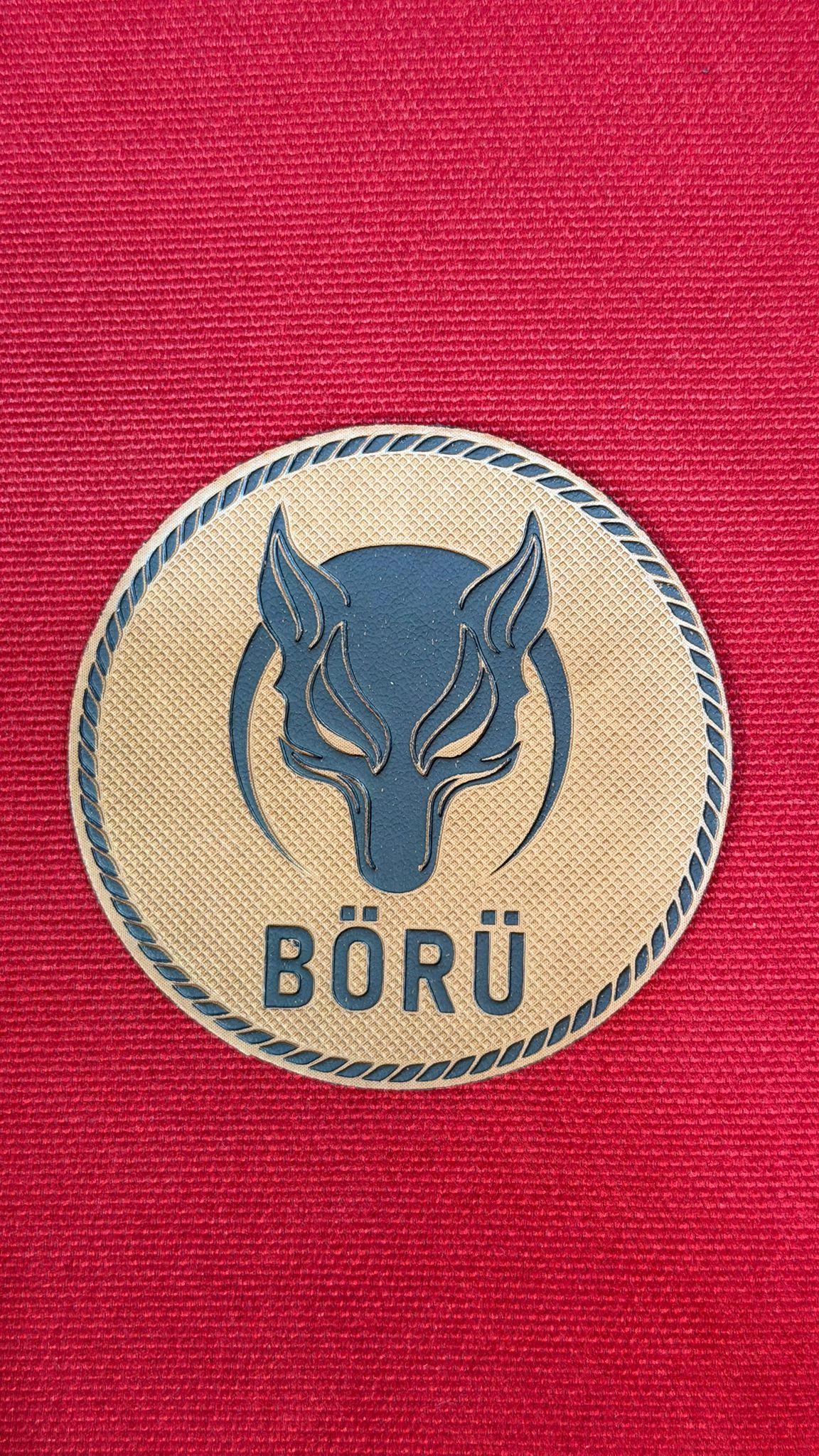 Börü Yazılı Patch Çöl