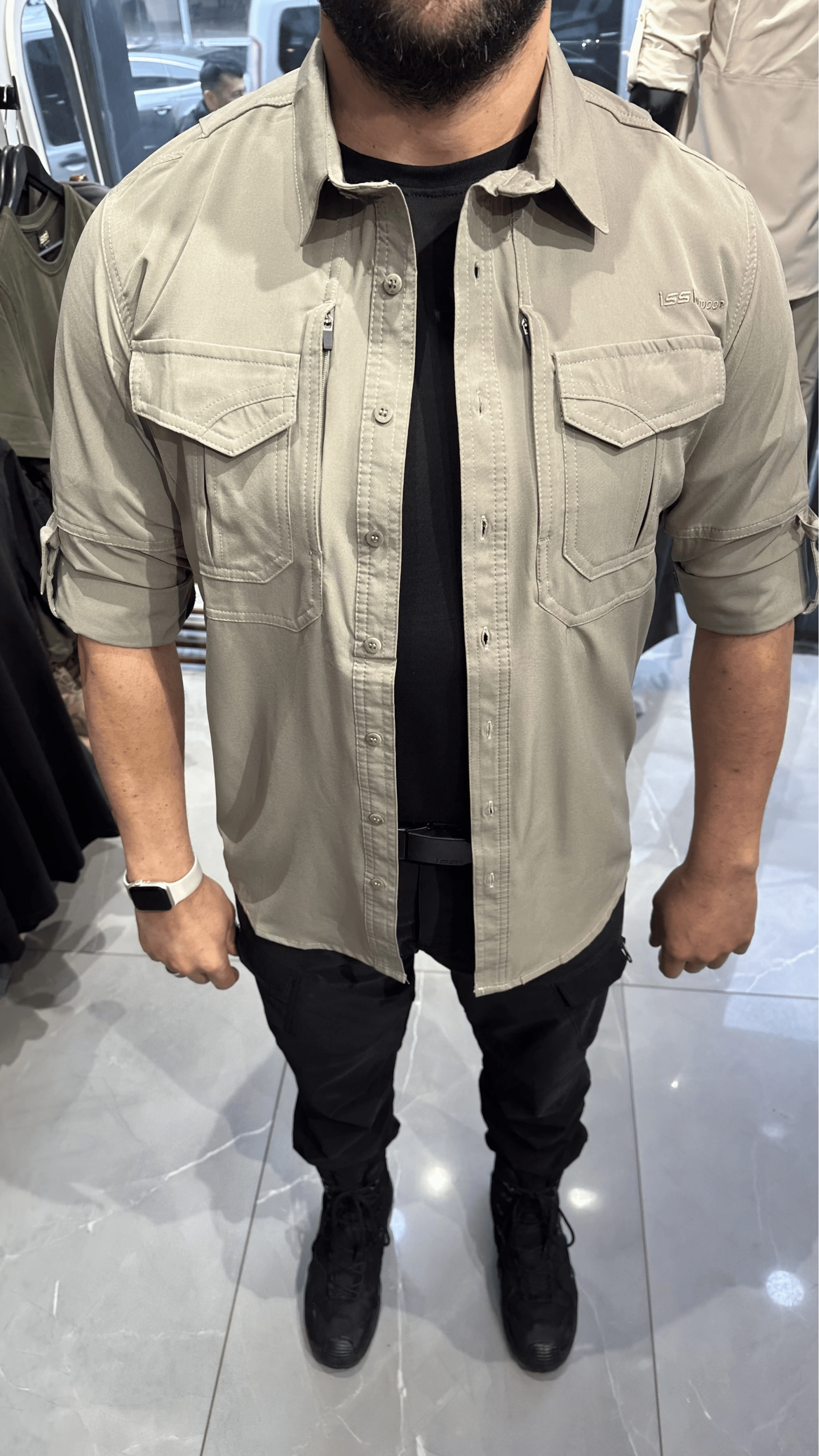 Taktikal 4'lü Çöl-Siyah Premium Kombin