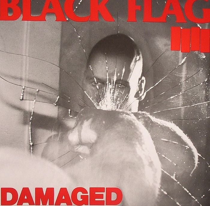 Black Flag - Damaged Plak