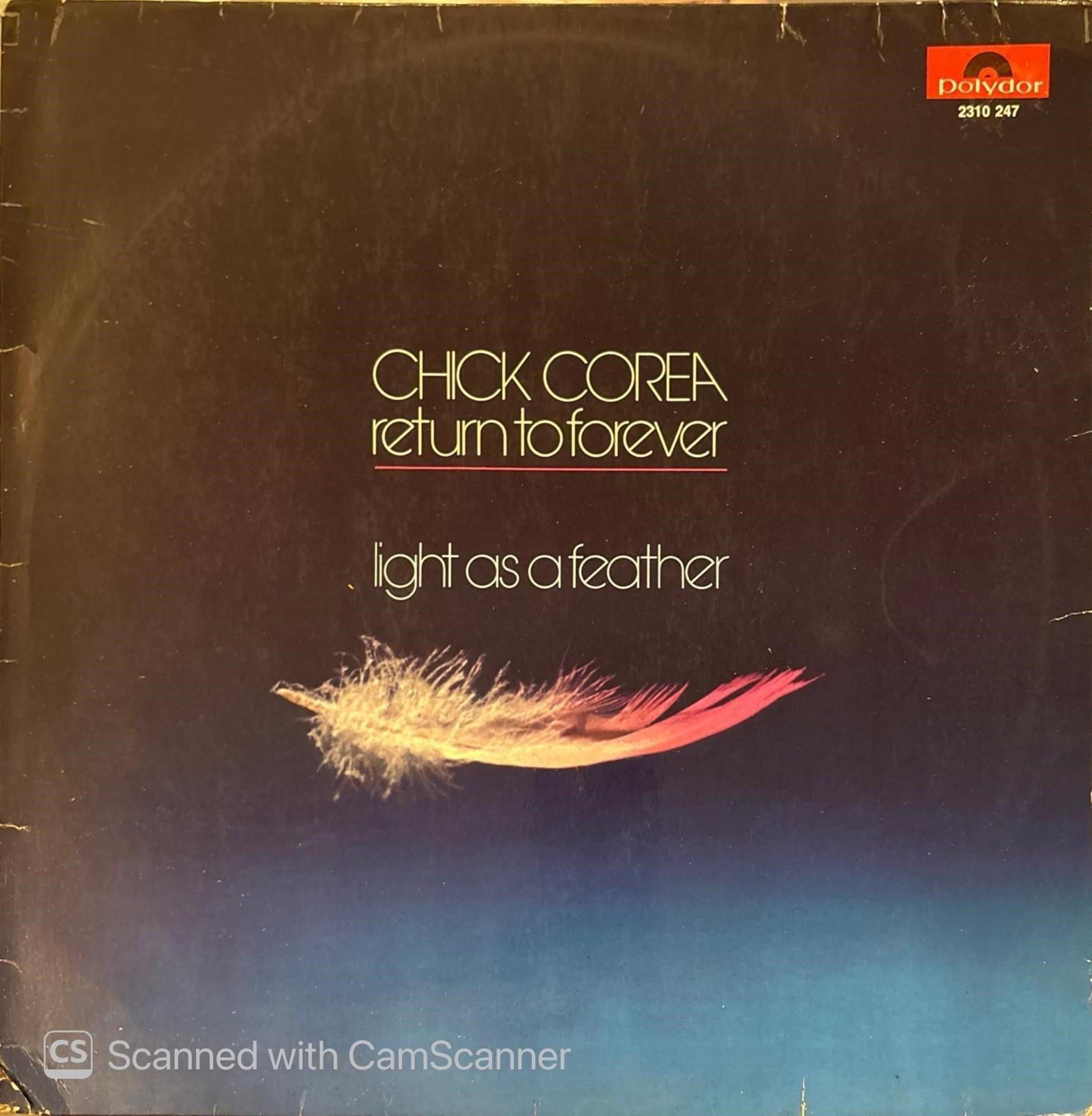 Chick Corea & Return to Forever – Light as a Feather Plak | 1973 Polydor