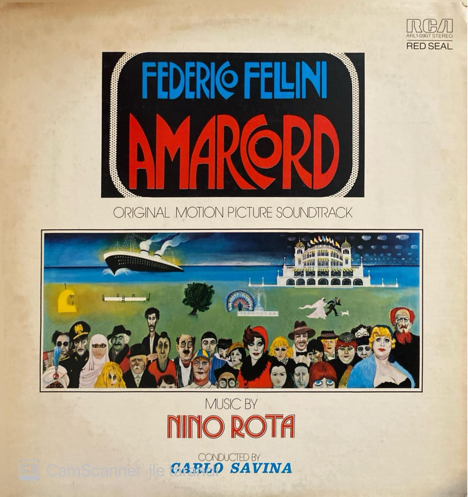 Fellini - Amarcord Soundtrack Plak