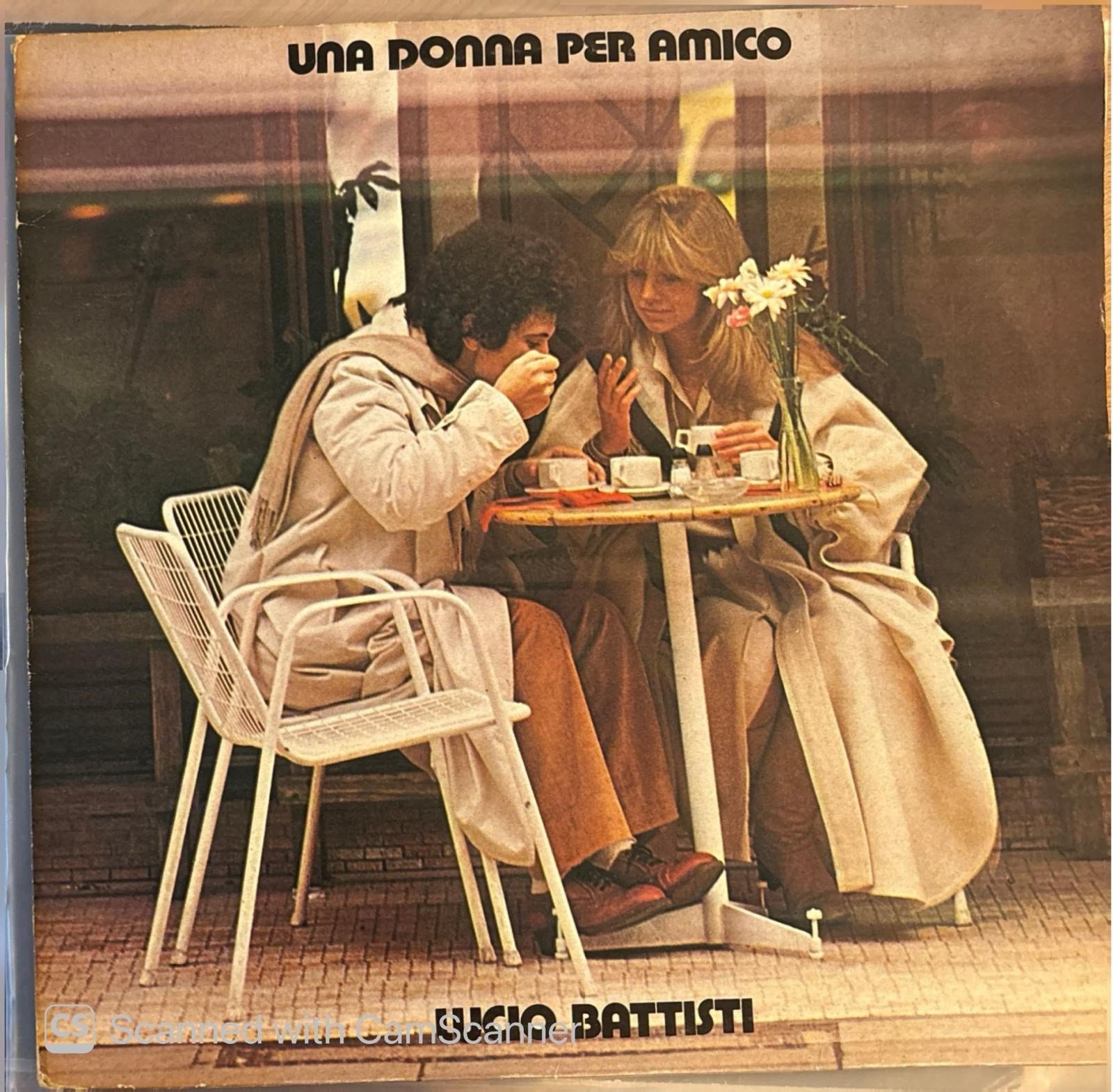Lucio Battisti – Una Donna Per Amico Plak | 1978 Numero Uno Almanya