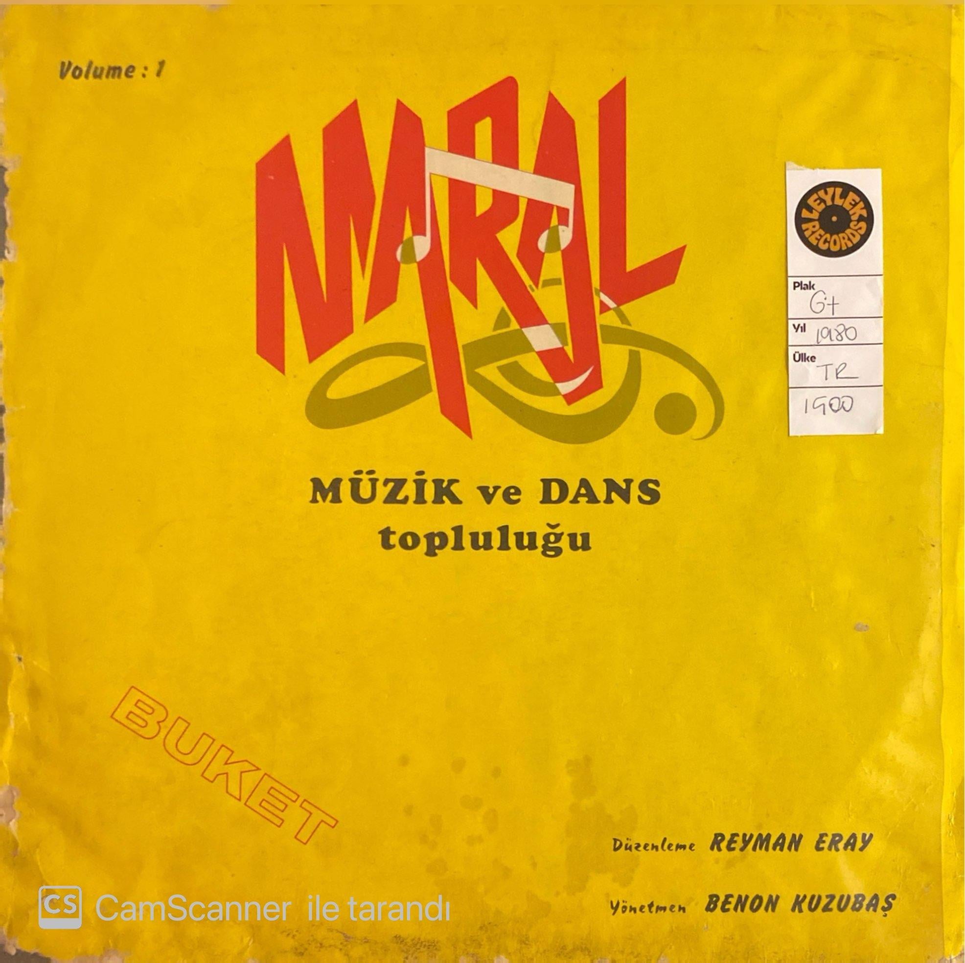 Maral Müzik ve Dans Topluluğu Dönem Baskı Plak