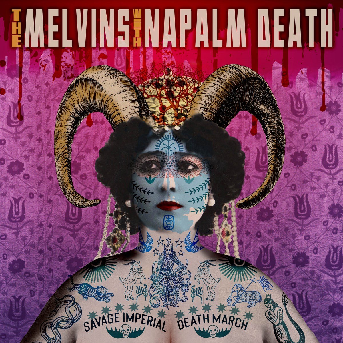 Melvins & Napalm Death – Savage Imperial Death March Plak | LP