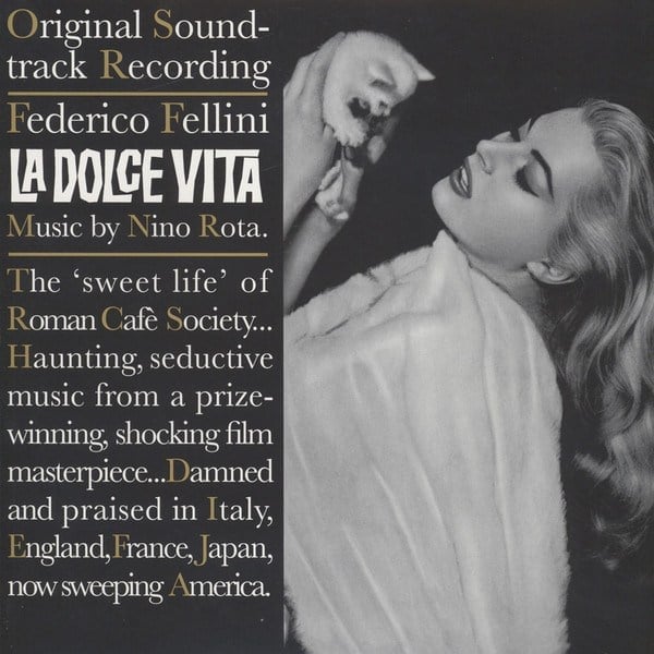 Nino Rota – La Dolce Vita Plak LP | Şeffaf Vinyl | Soundtrack