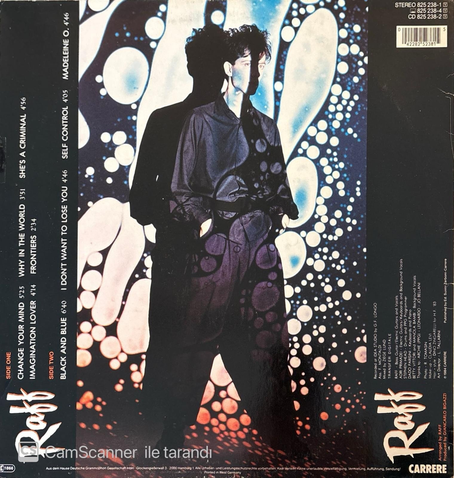 Raff – Raff Plak LP | Italo Disco & 80'ler Synth-Pop Klasiği