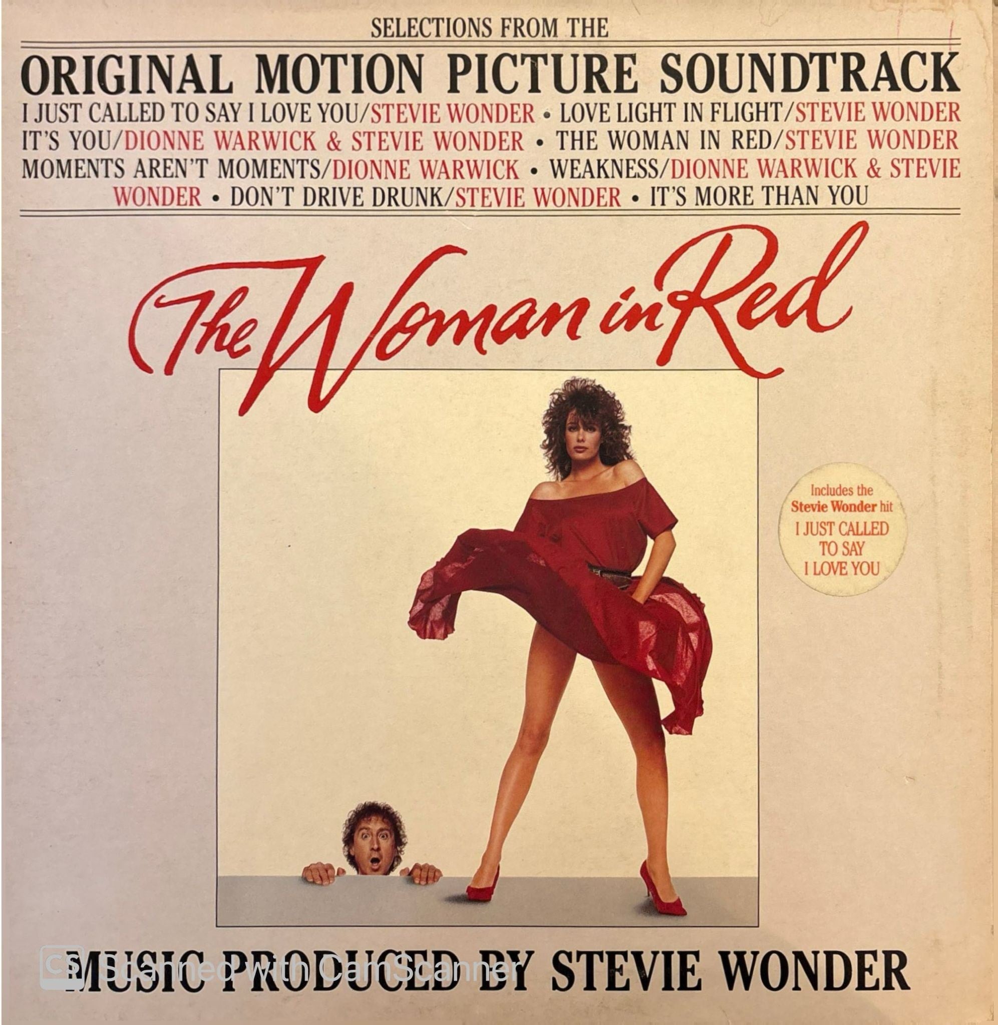 Stevie Wonder – The Woman In Red (Original Motion Picture Soundtrack) Plak LP