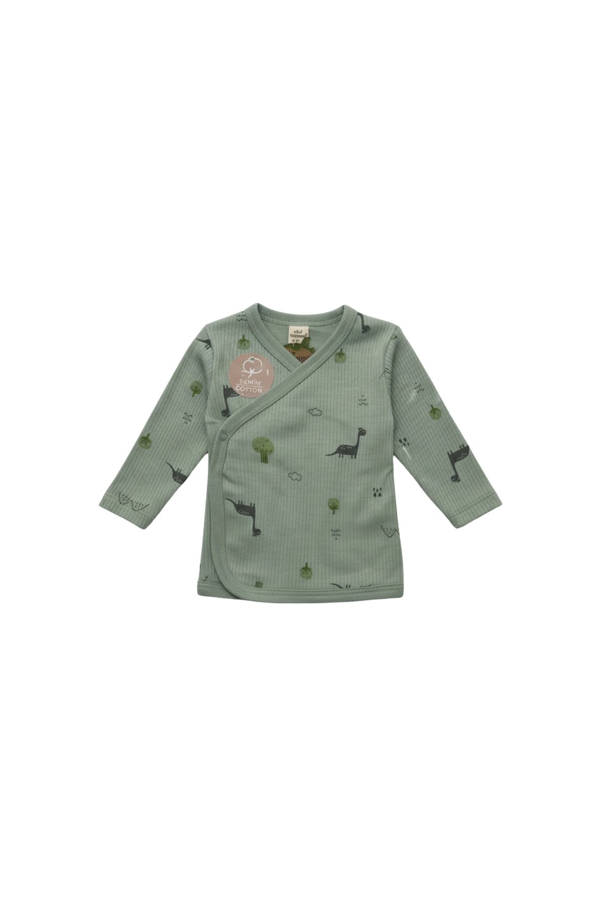 Bebek Dİnazor Desenli Battaniyeli 7'li Hastane Çıkışı Seti