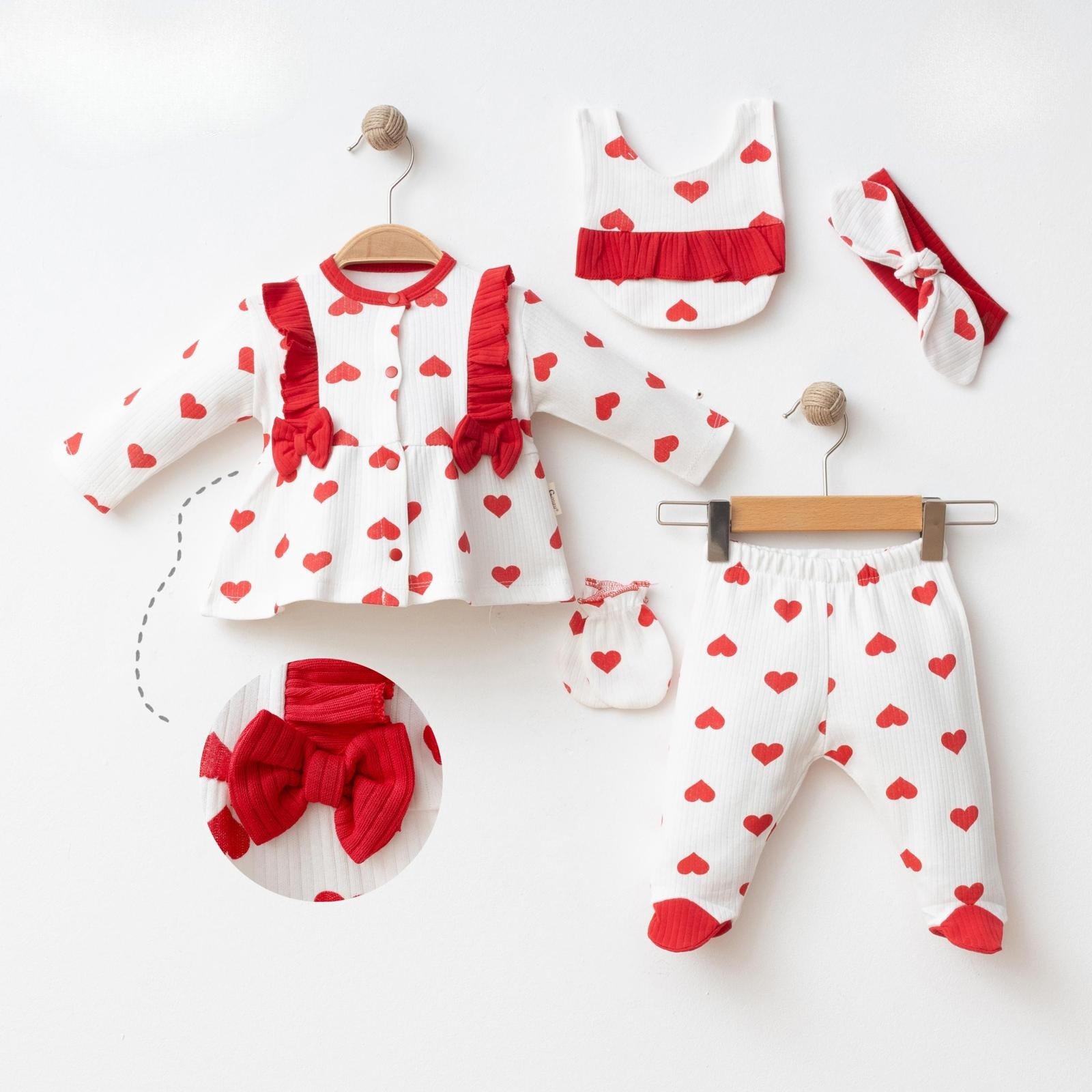 Çift Fiyonklu 5'li Set