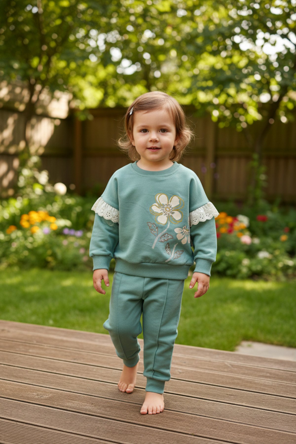 Kız Çocuk 2'li Eşofman Takımı